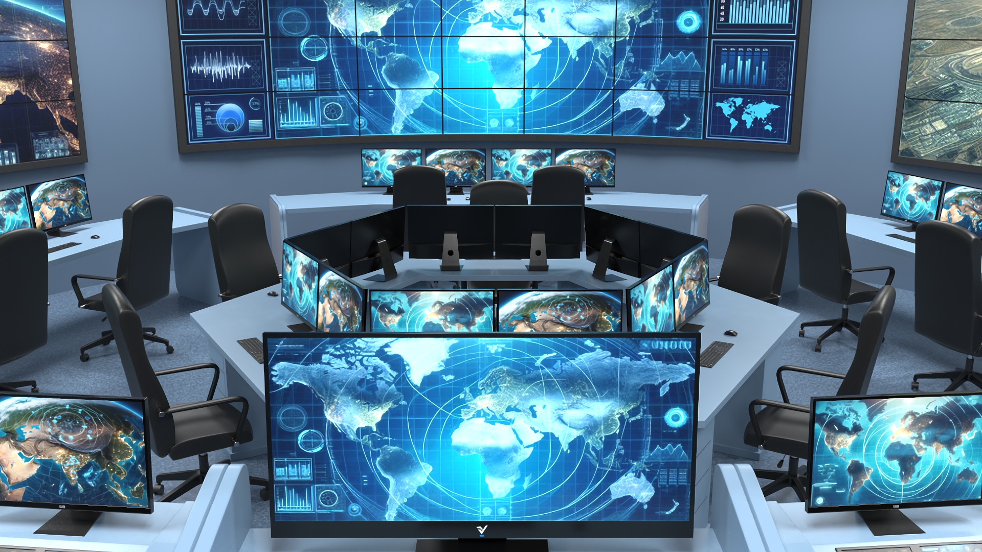 3D Military Command Center model