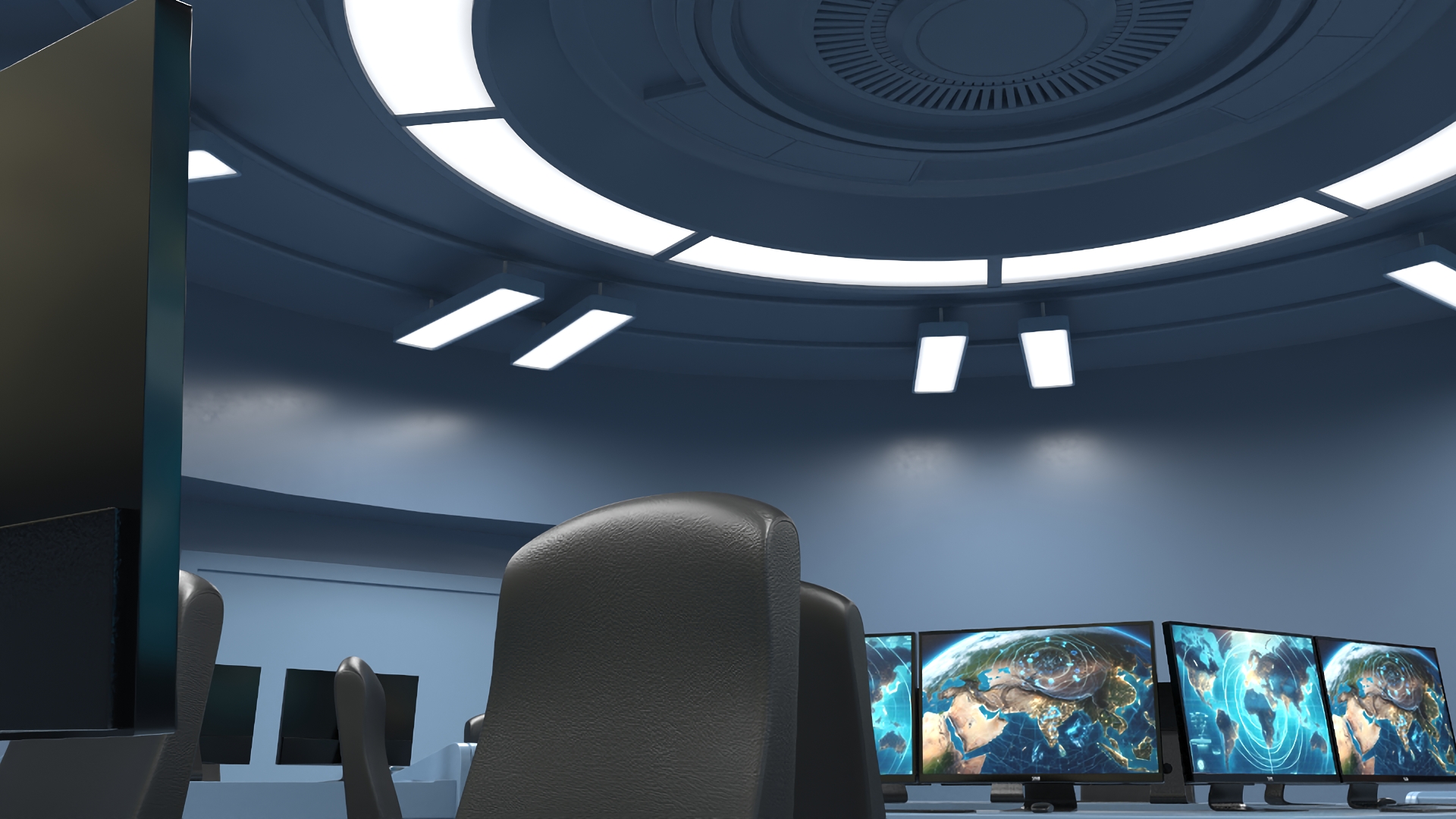 3D Military Command Center model