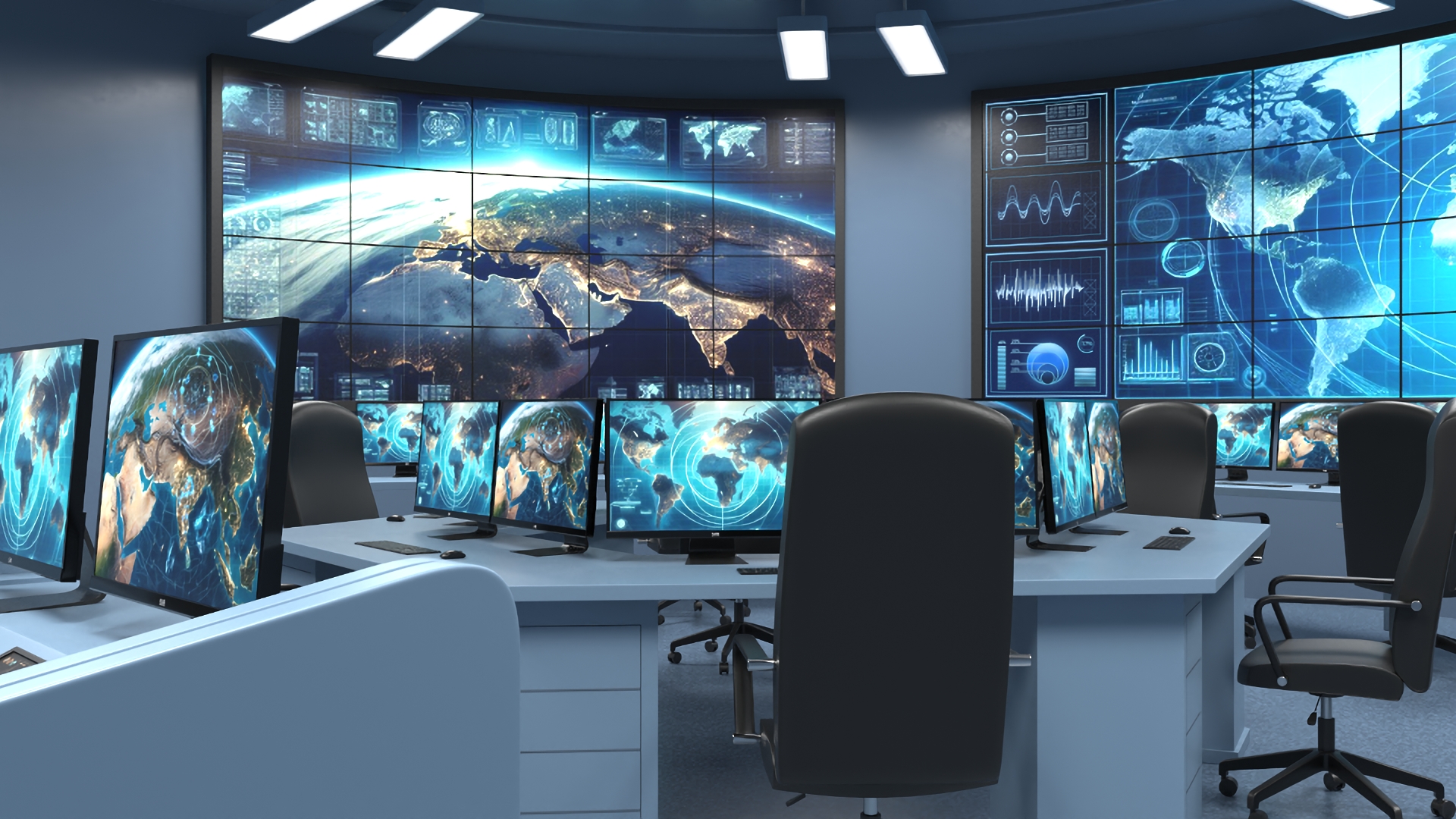 3D Military Command Center model