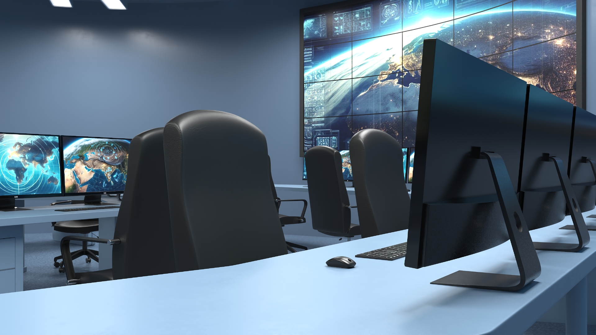 3D Military Command Center model