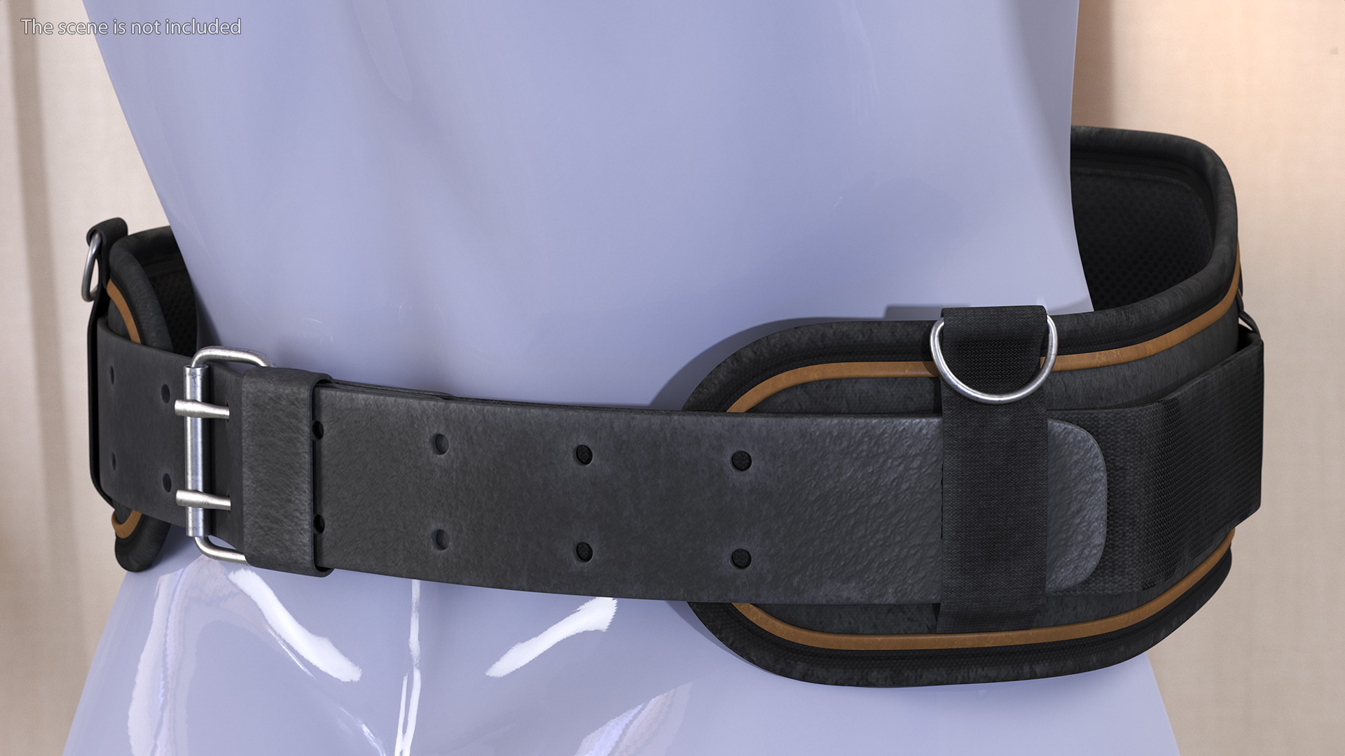 3D Heavy Duty Padded Tool Belt Dusty model