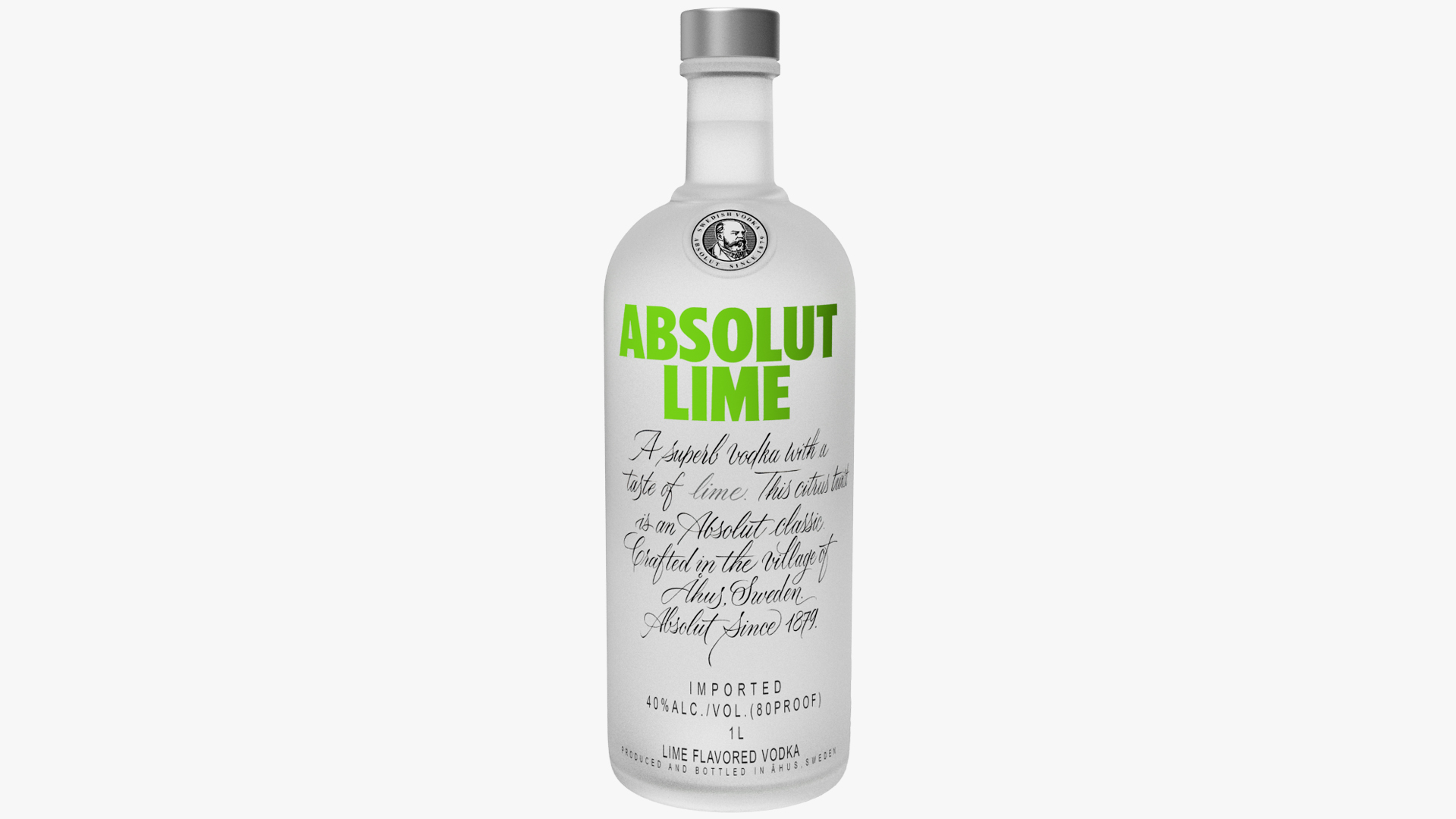 3D Absolut Lime Flavoured Vodka model