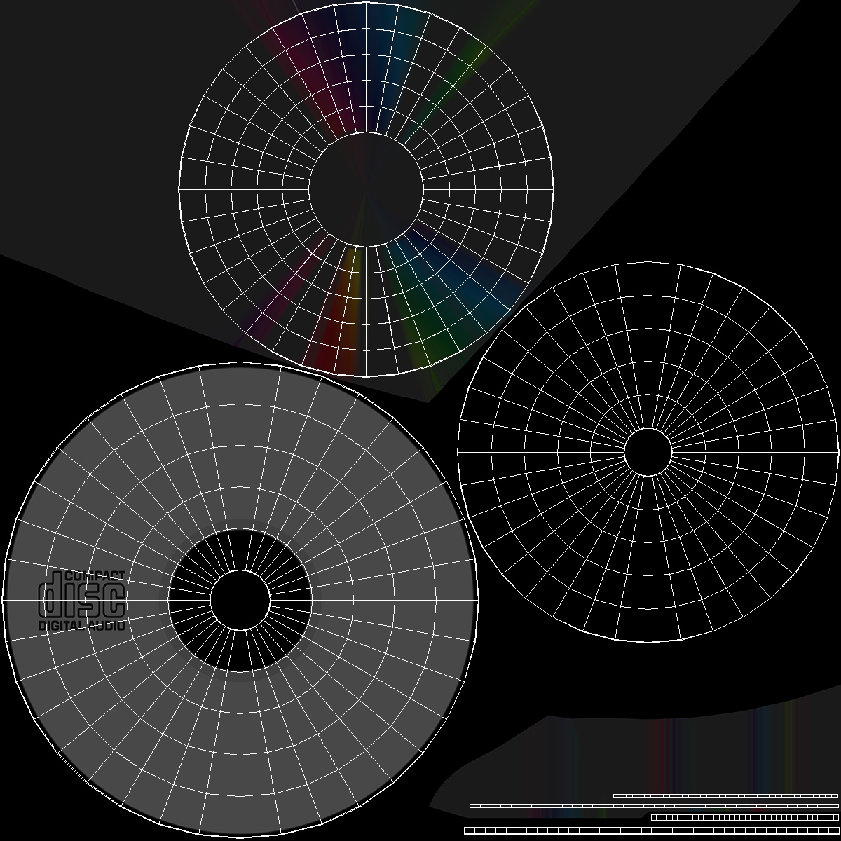 3D model Compact Disc CD