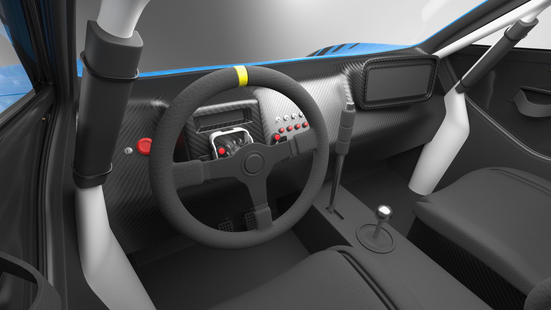 Off Road Racing Electric SUV Clean 3D model
