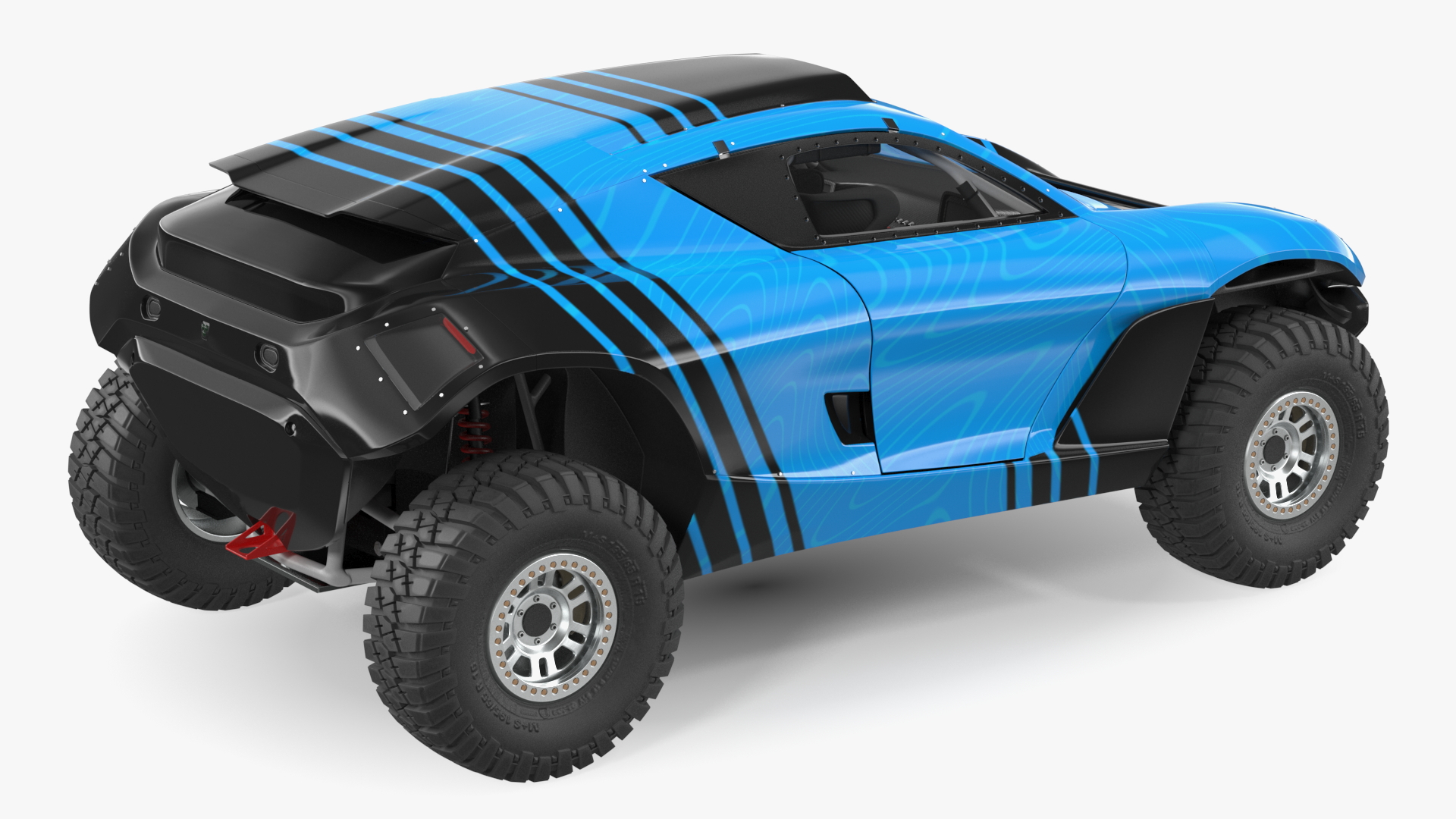 Off Road Racing Electric SUV Clean 3D model
