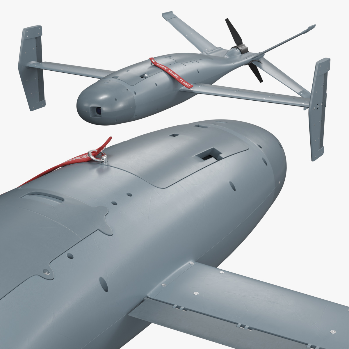 Anti Drone Interceptor UAV 3D model preview