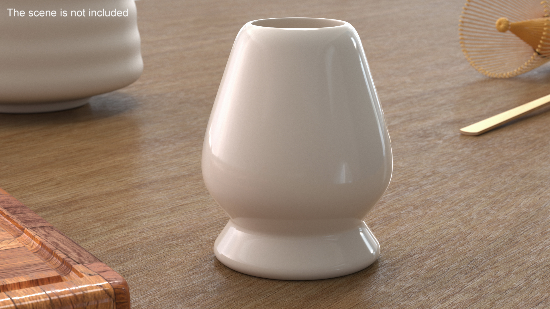 3D Matcha Tea Whisk Holder model