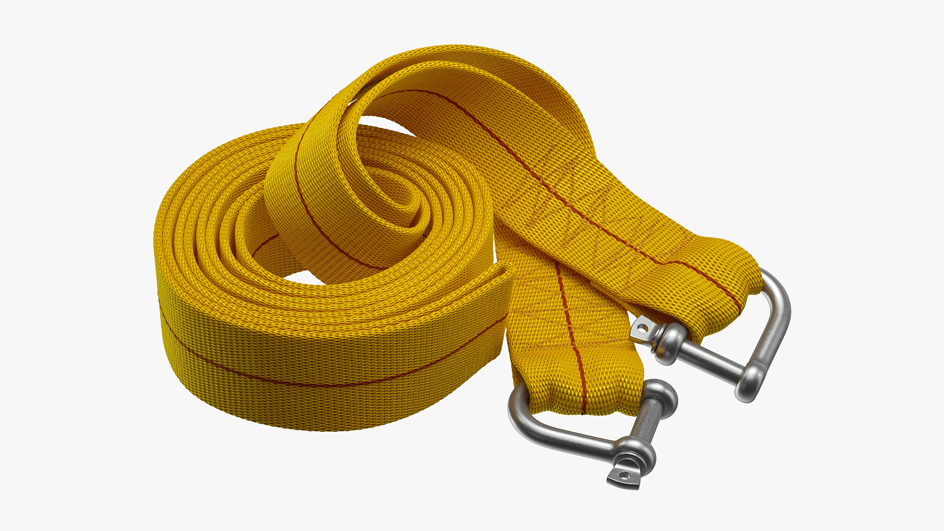 3D model Tow Rope Yellow