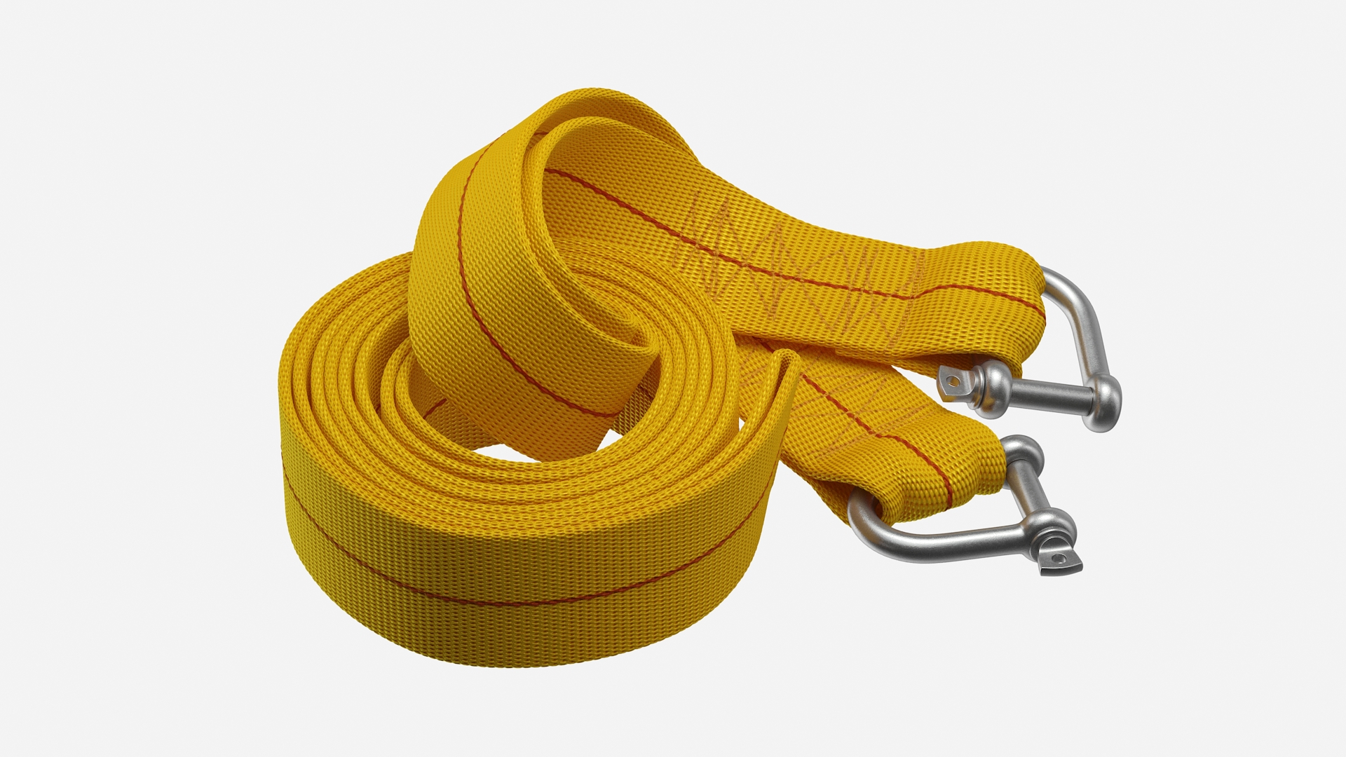 3D model Tow Rope Yellow