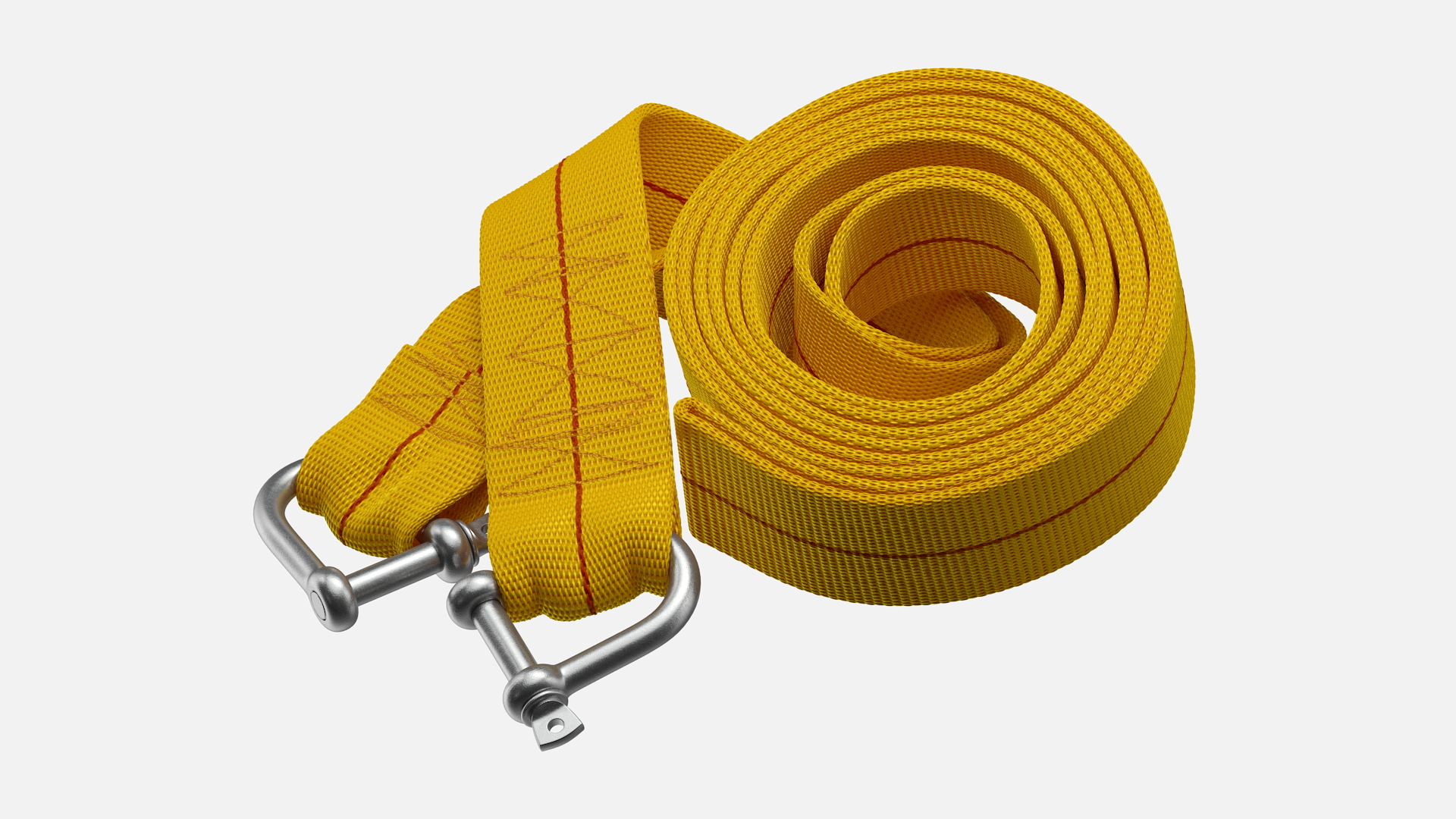 3D model Tow Rope Yellow