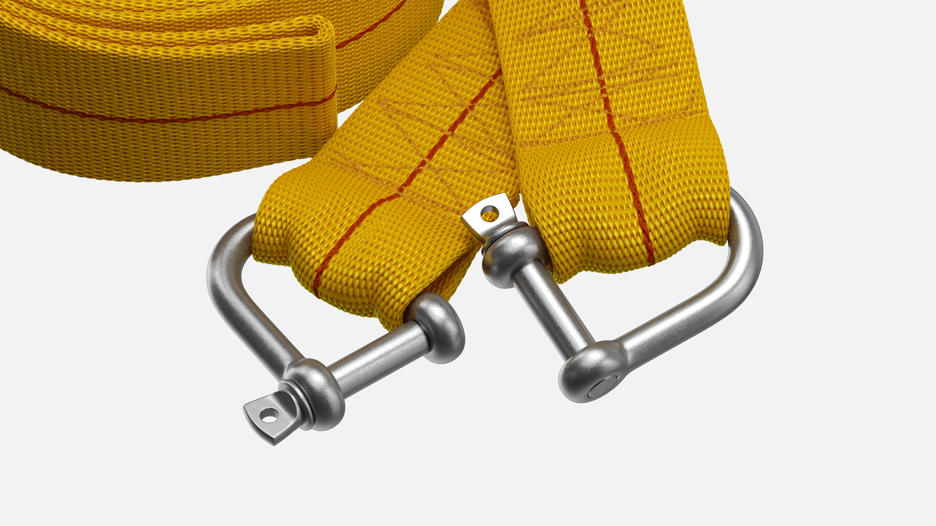 3D model Tow Rope Yellow