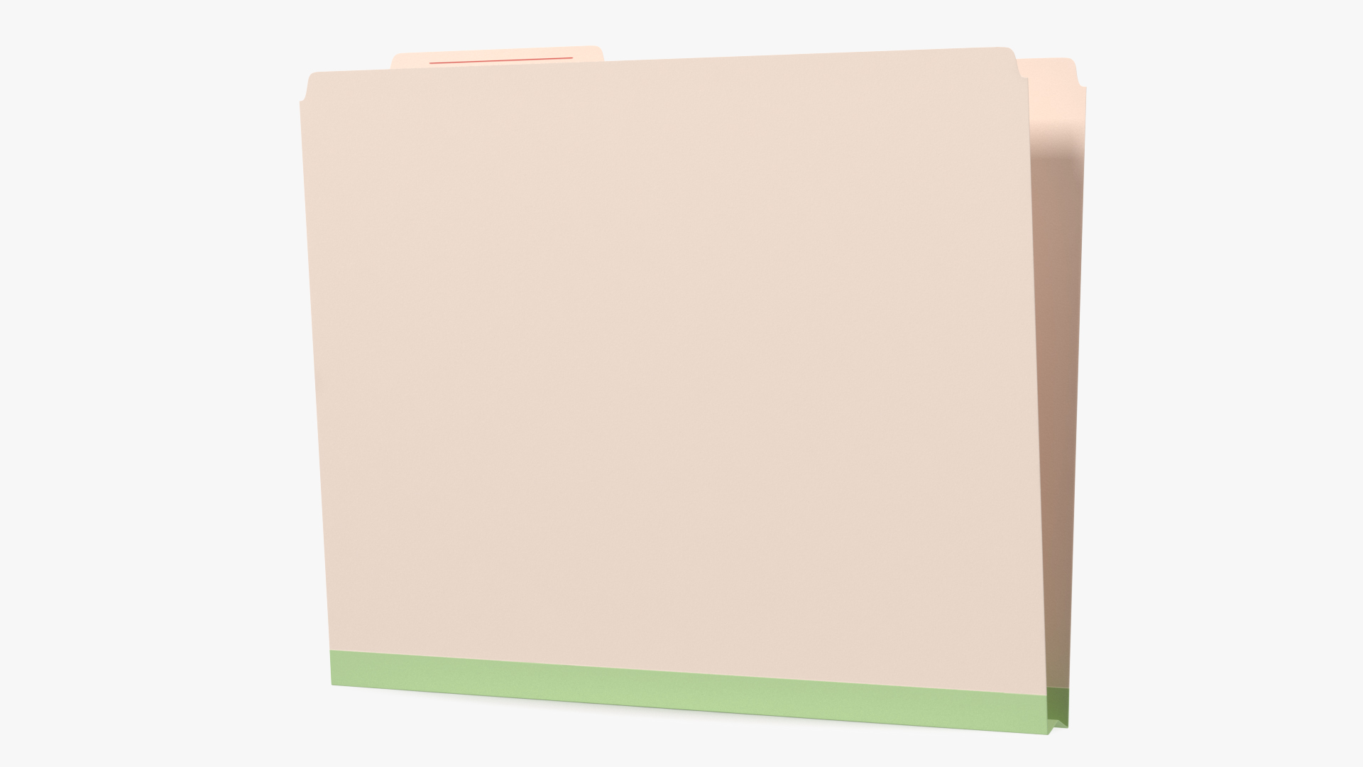 Open Paper File Folder 3D