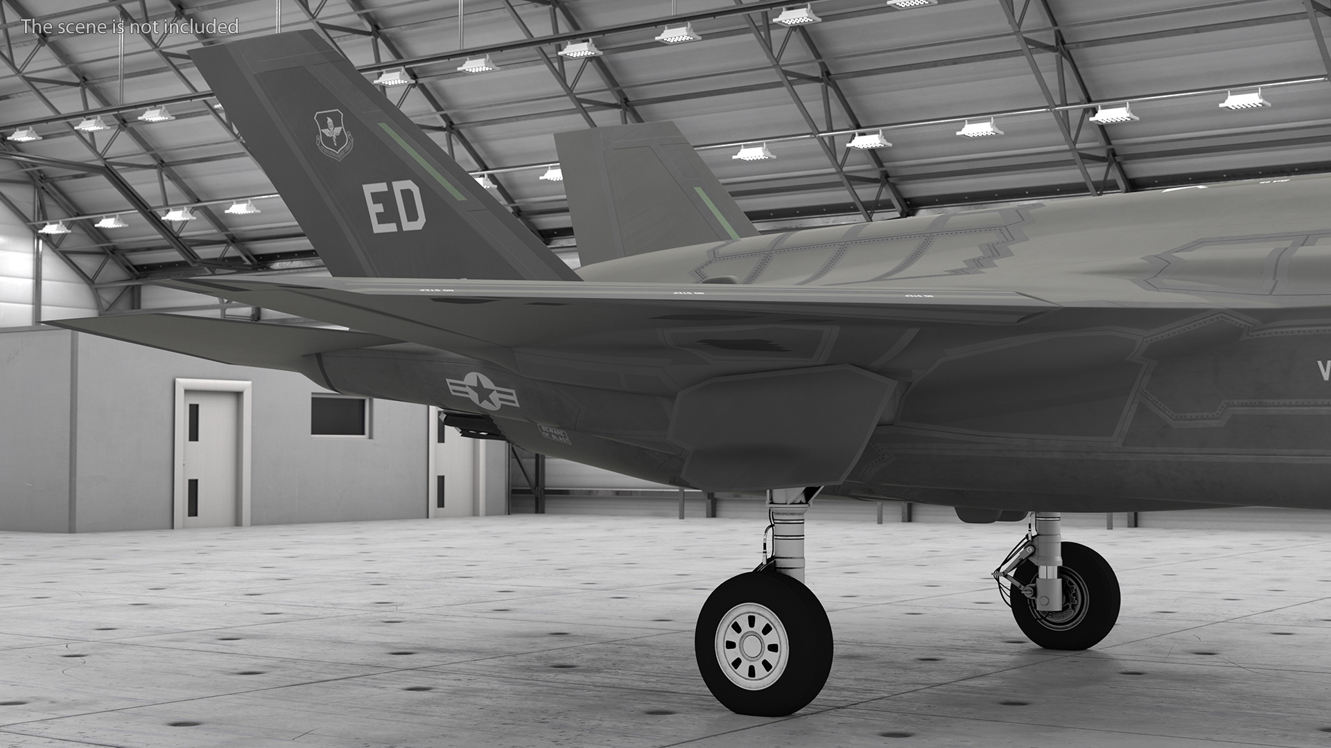 3D Stealth Multirole Fighter F 35 Lightning II With a Pilot Rigged model