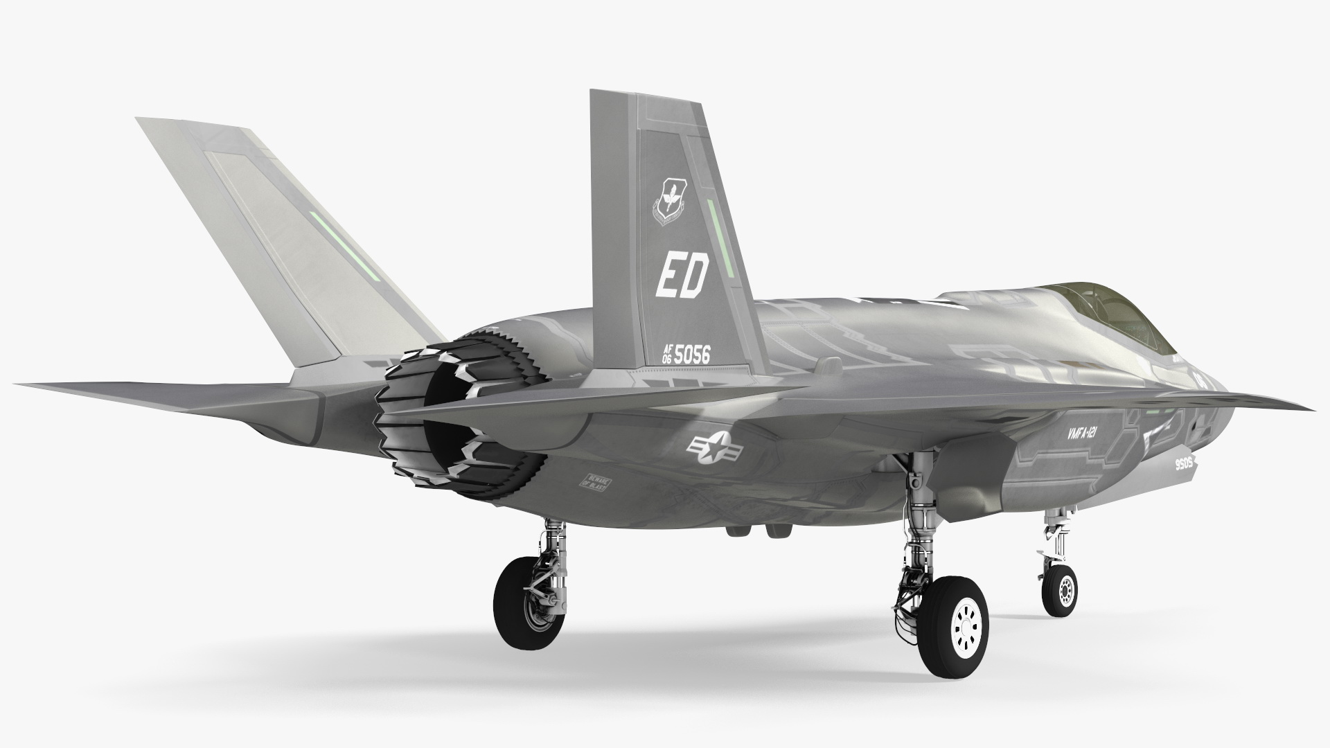 3D Stealth Multirole Fighter F 35 Lightning II With a Pilot Rigged model