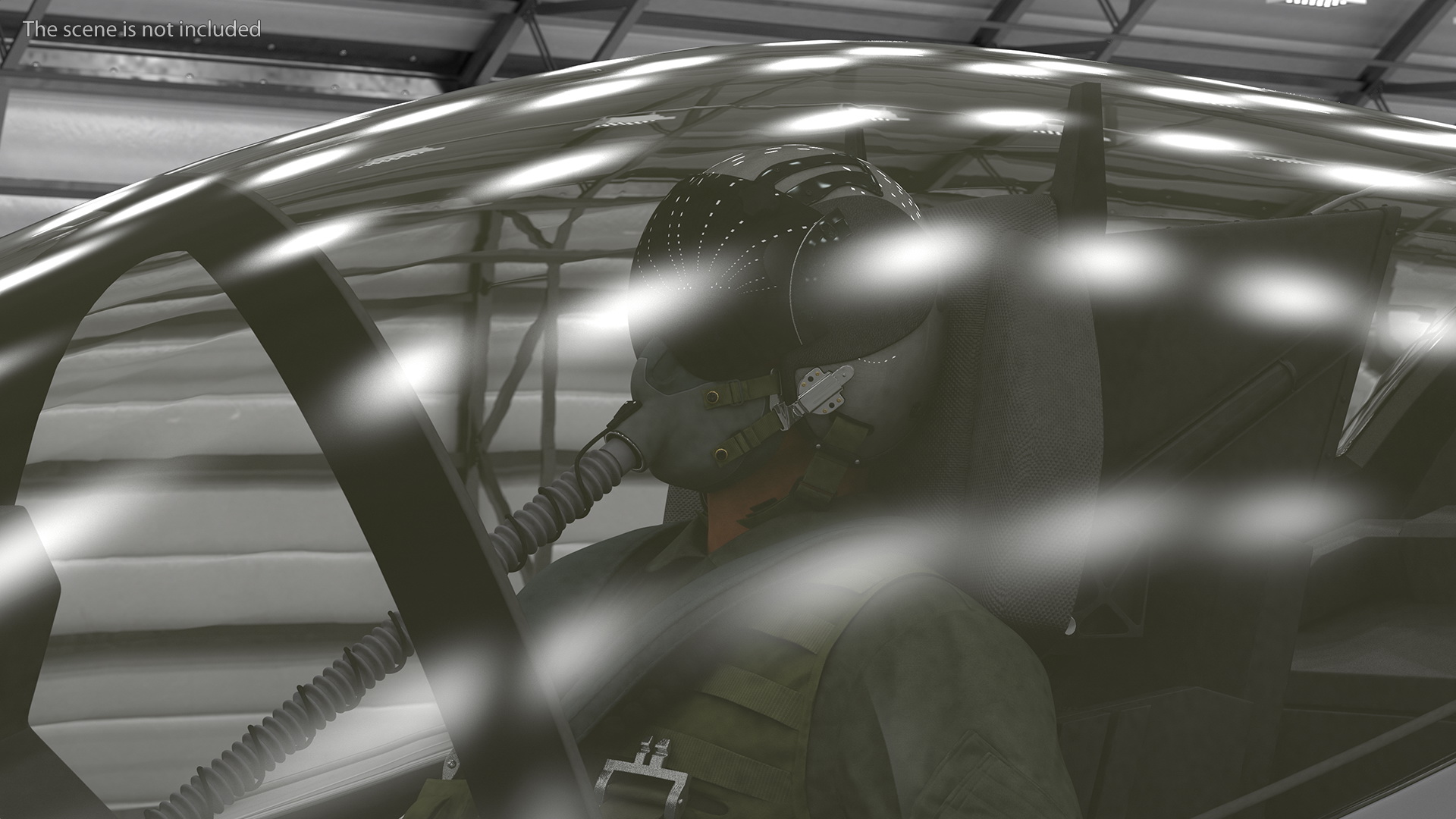 3D Stealth Multirole Fighter F 35 Lightning II With a Pilot Rigged model