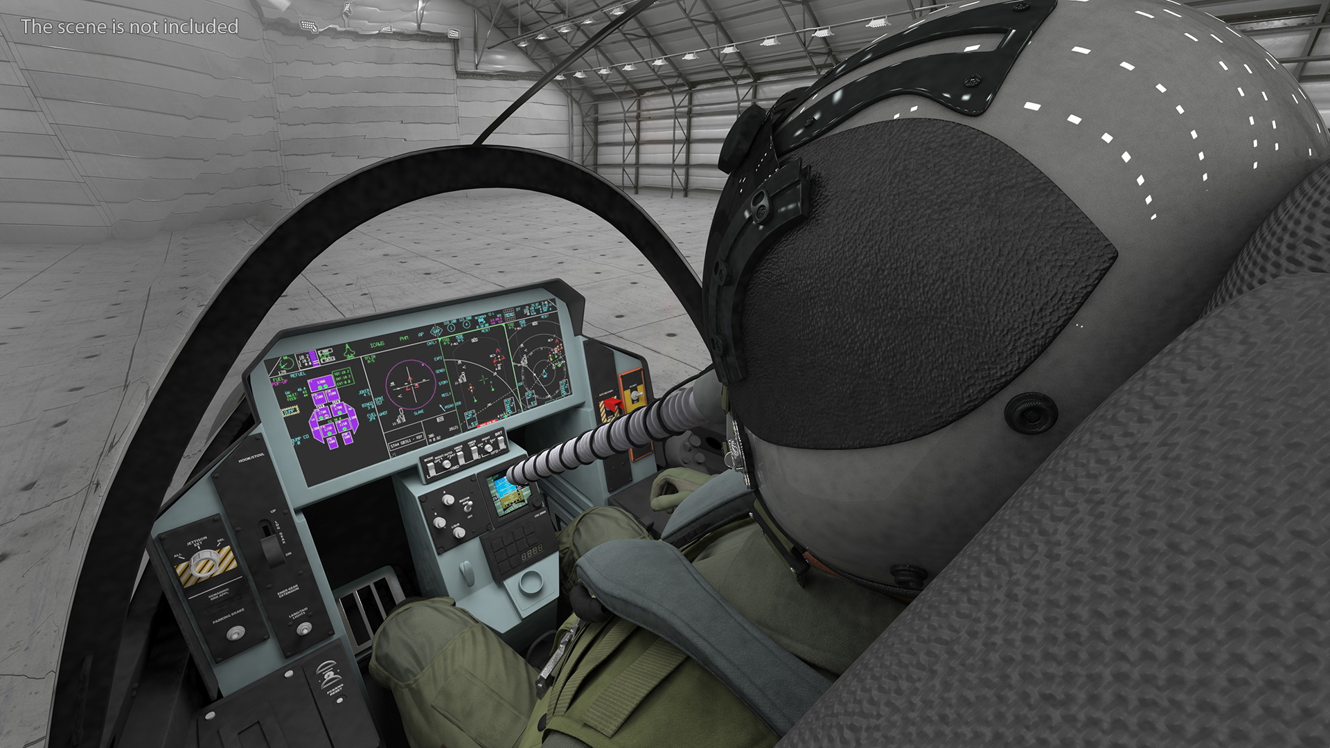 3D Stealth Multirole Fighter F 35 Lightning II With a Pilot Rigged model