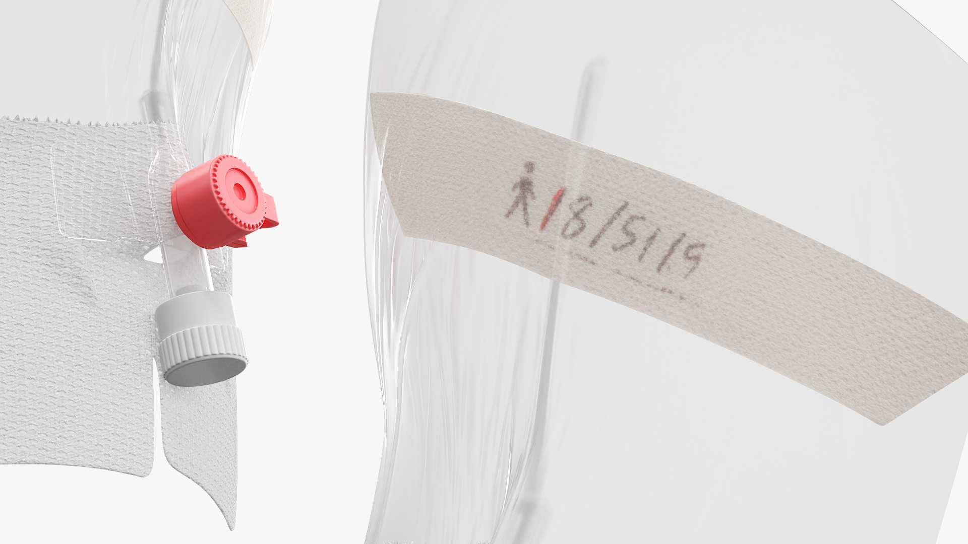 Intravenous Catheter Port with Adhesive Dressing - view 6