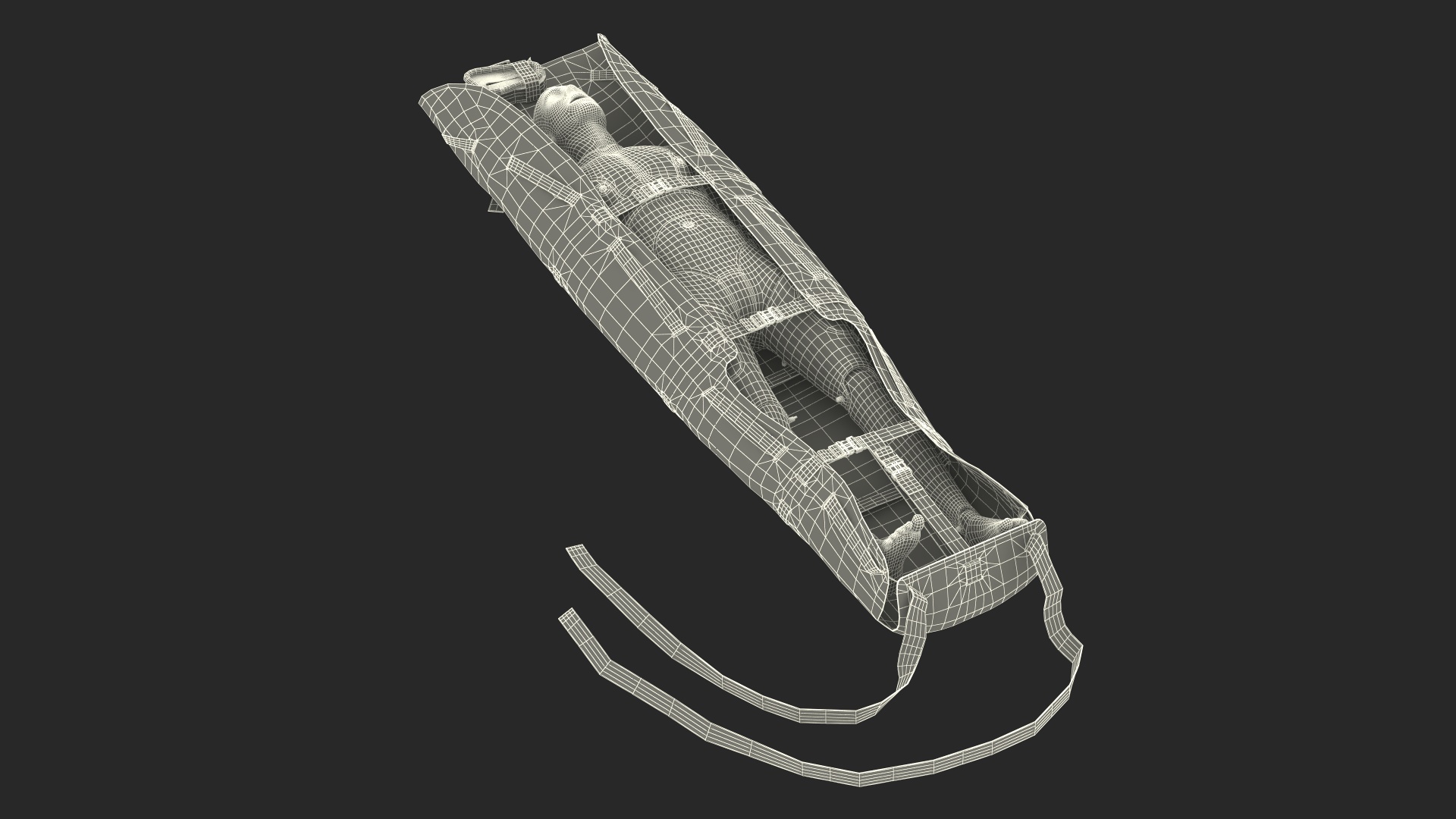 3D Med Sled with Manikin