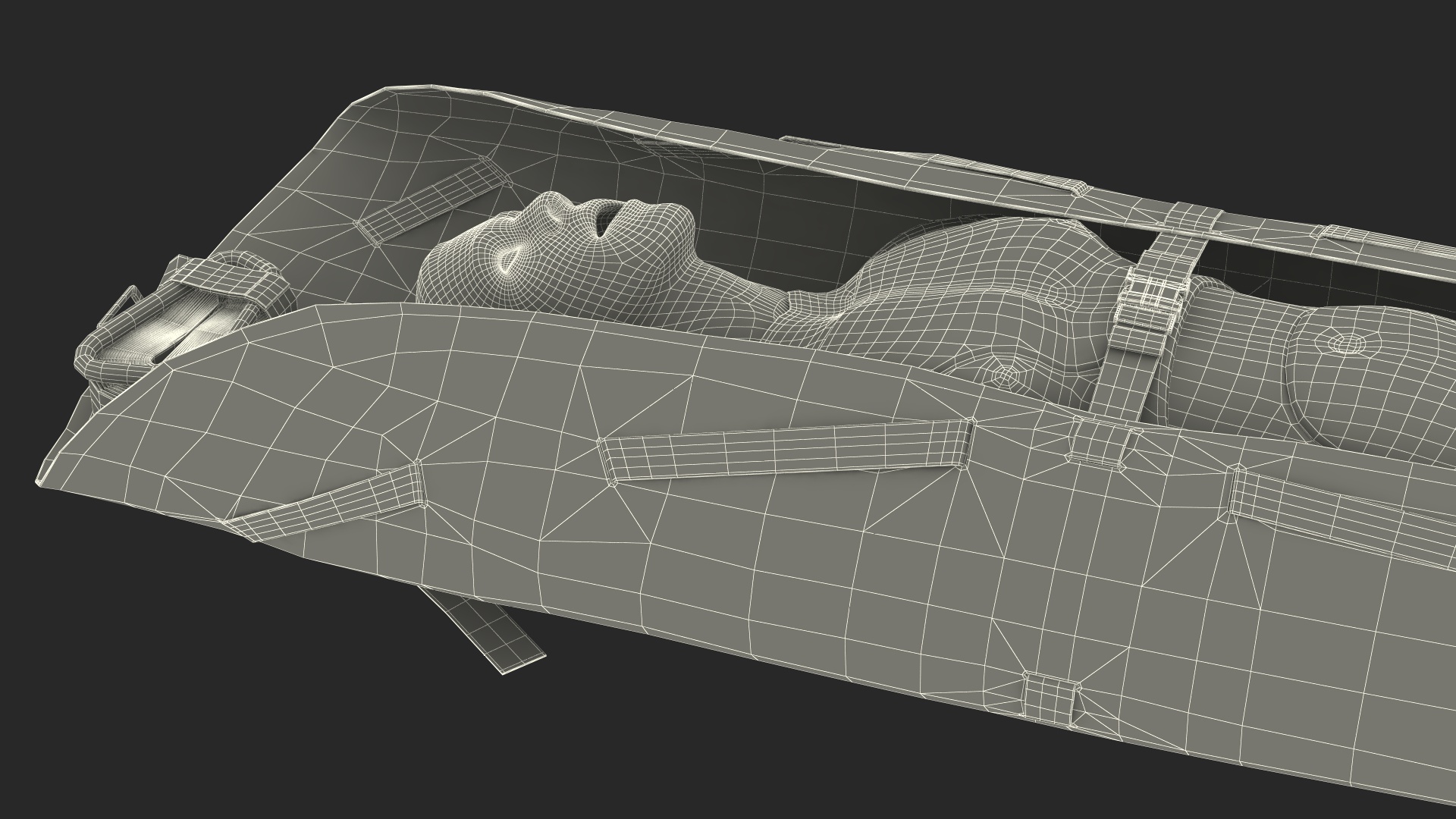 3D Med Sled with Manikin