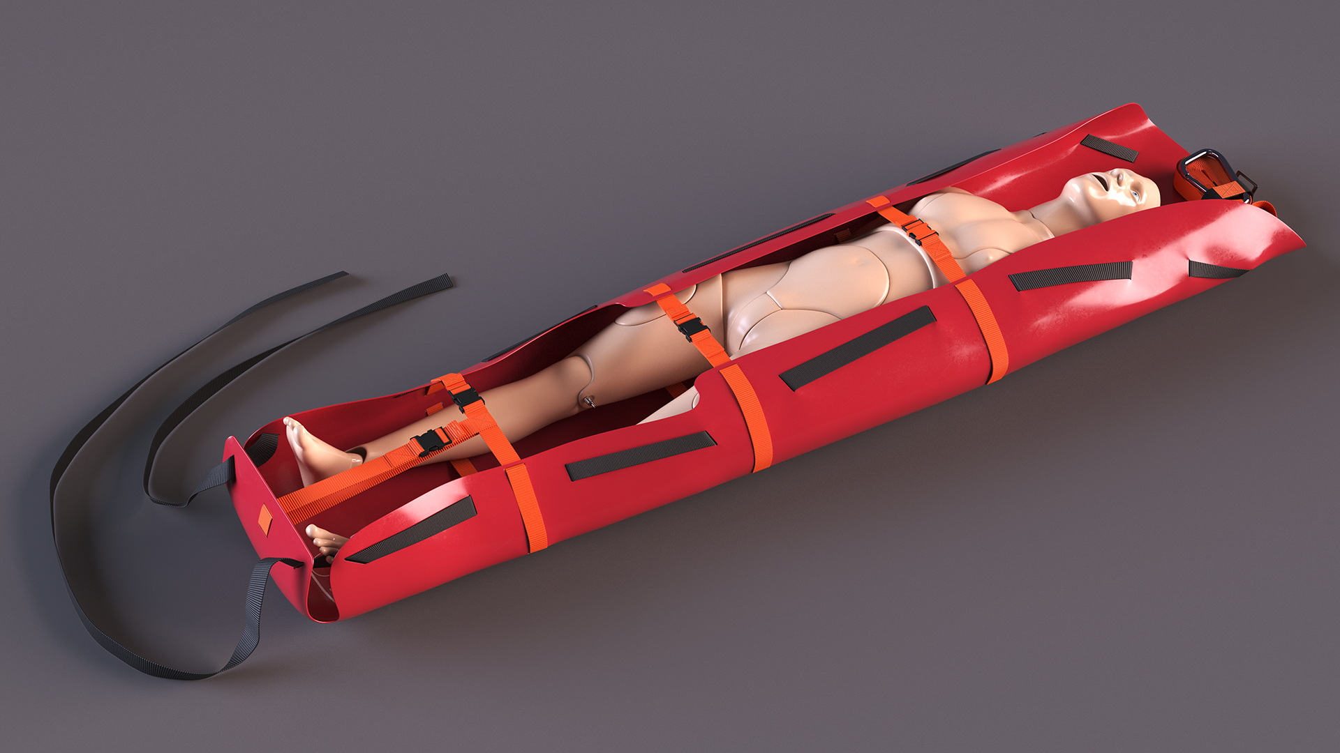 3D Med Sled with Manikin