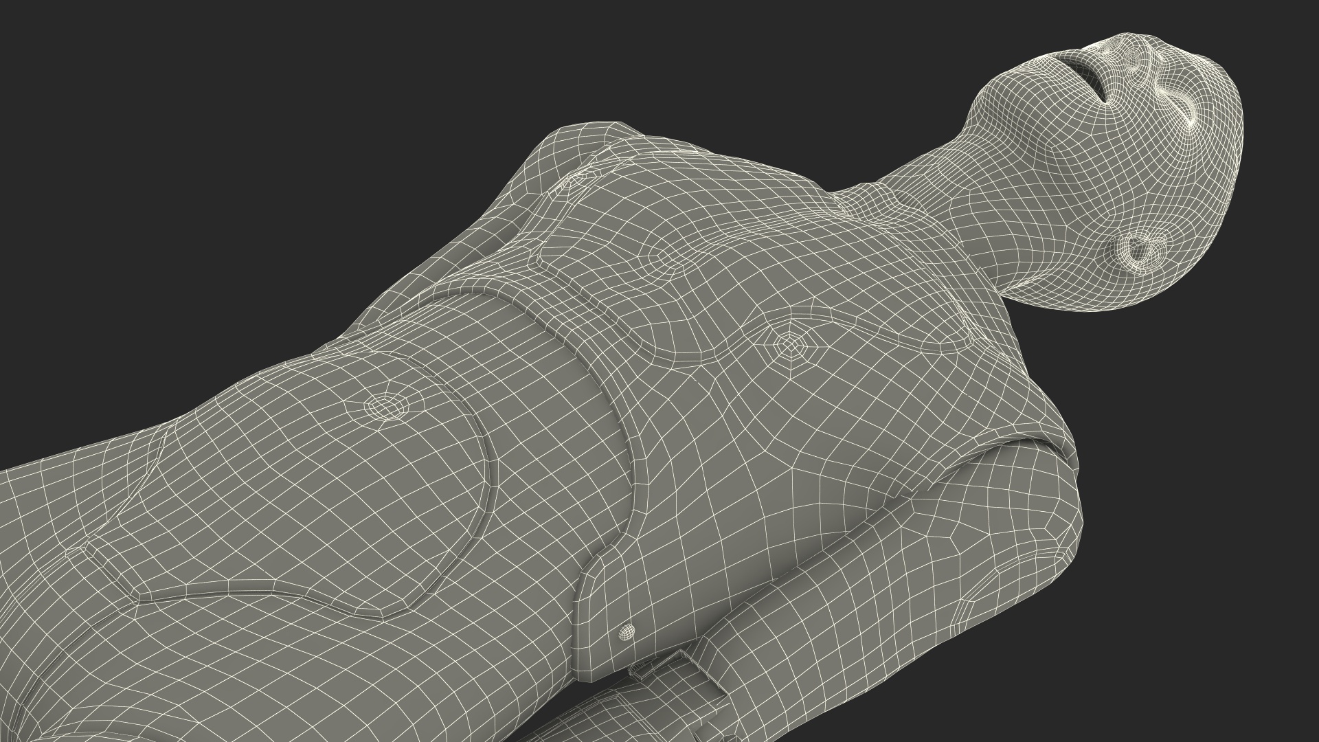 3D Med Sled with Manikin
