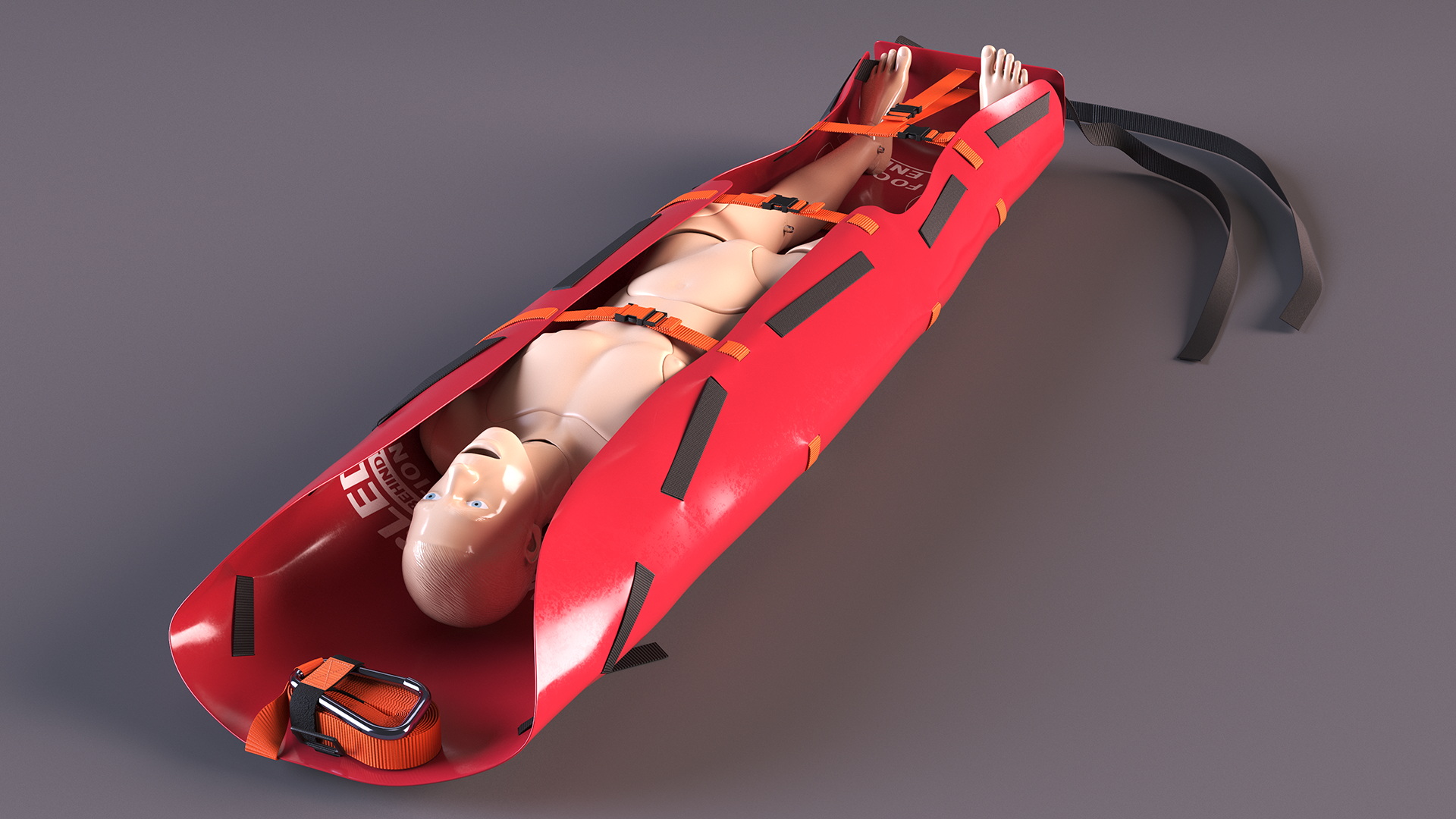 3D Med Sled with Manikin