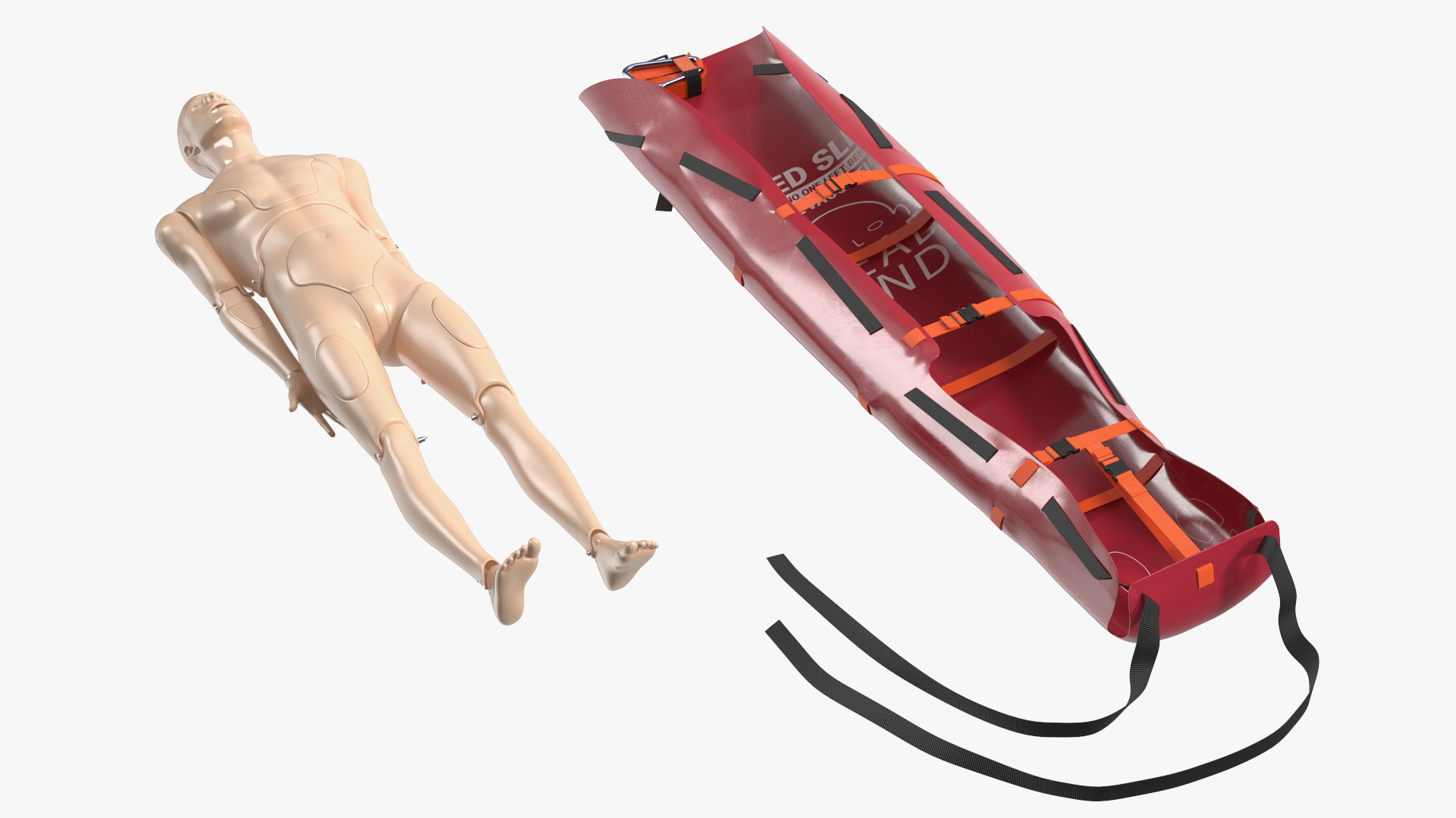 3D Med Sled with Manikin