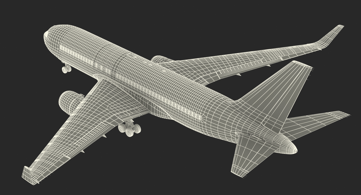 Boeing 767 200ER Generic 3D model
