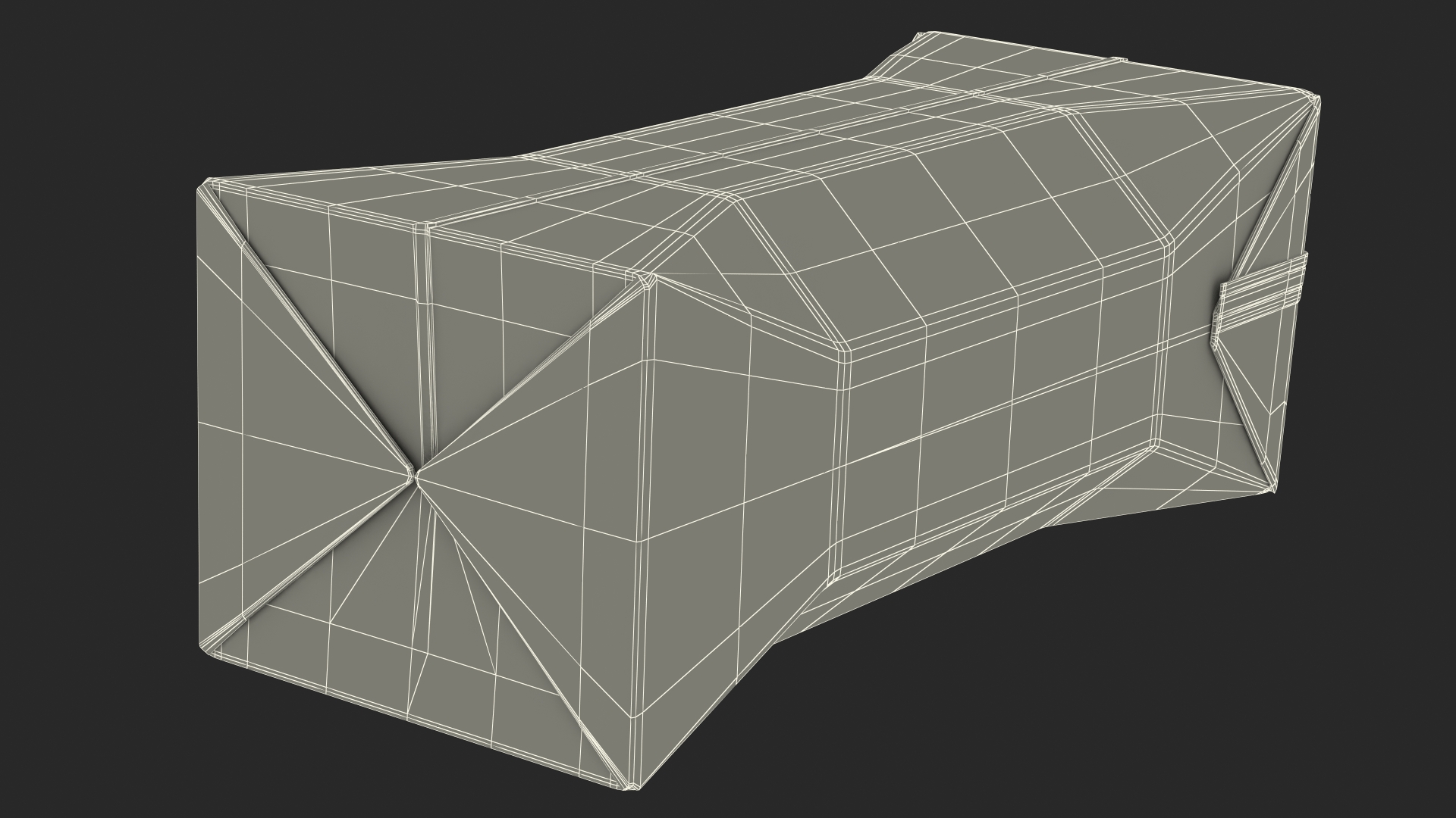 Mockup Small Aseptic Carton with Cap Green 3D