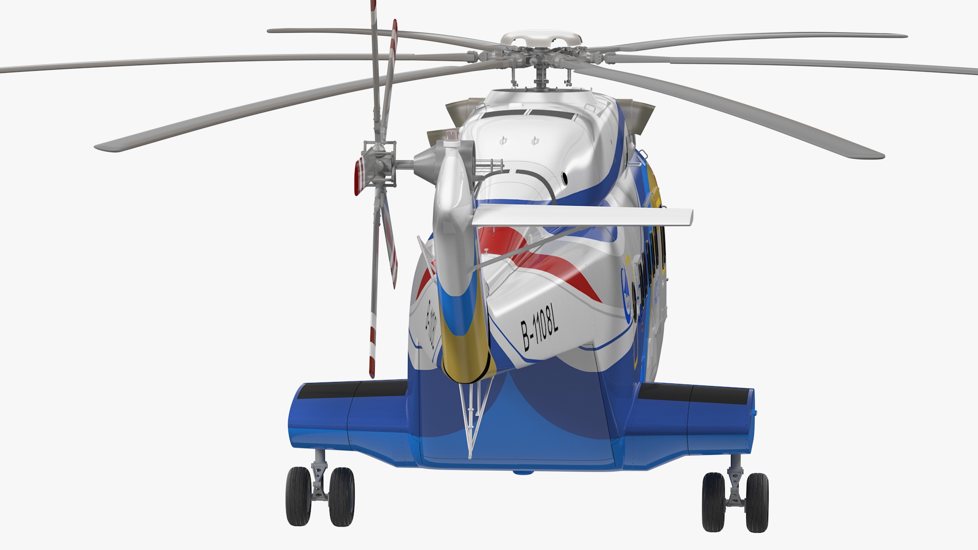 3D model Avicopter AC313 Civilian Helicopter