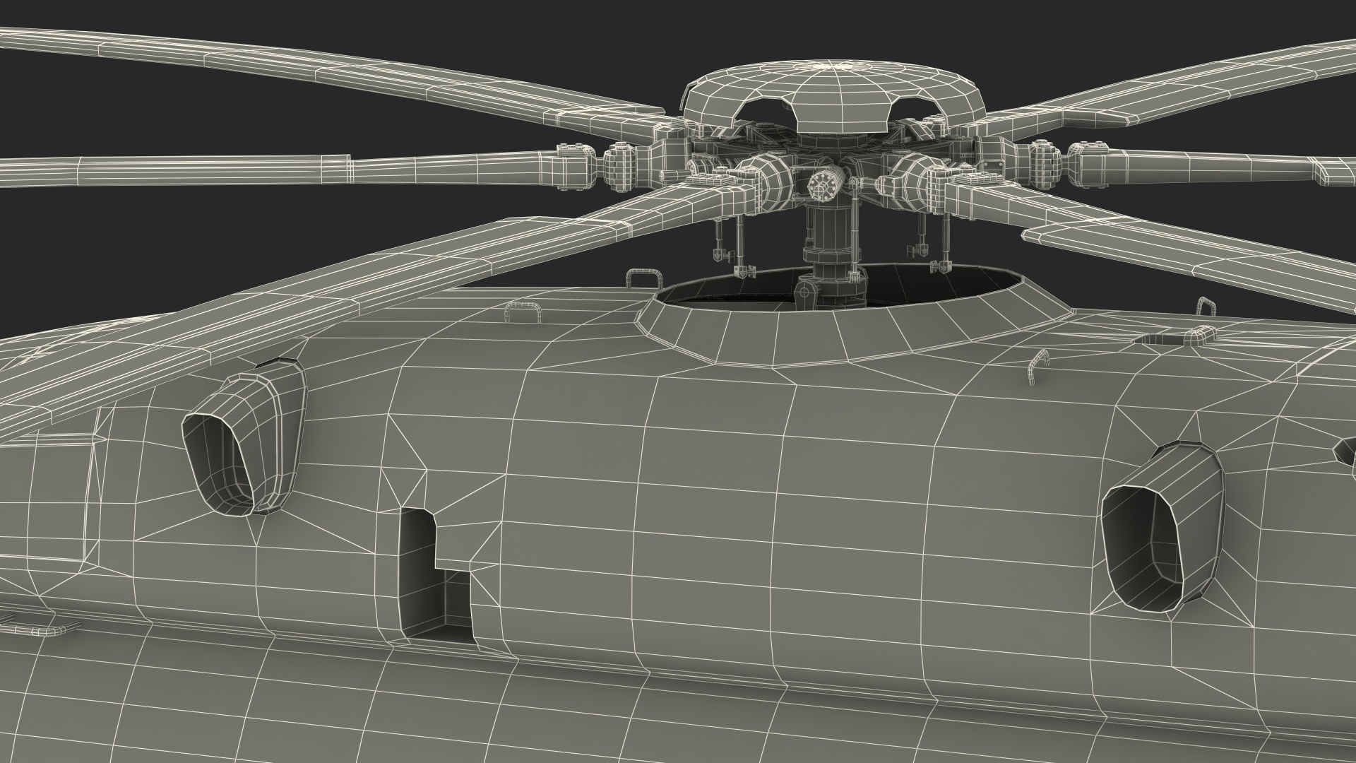 3D model Avicopter AC313 Civilian Helicopter