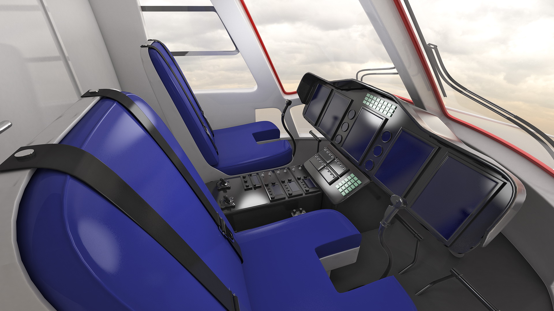 3D model Avicopter AC313 Civilian Helicopter