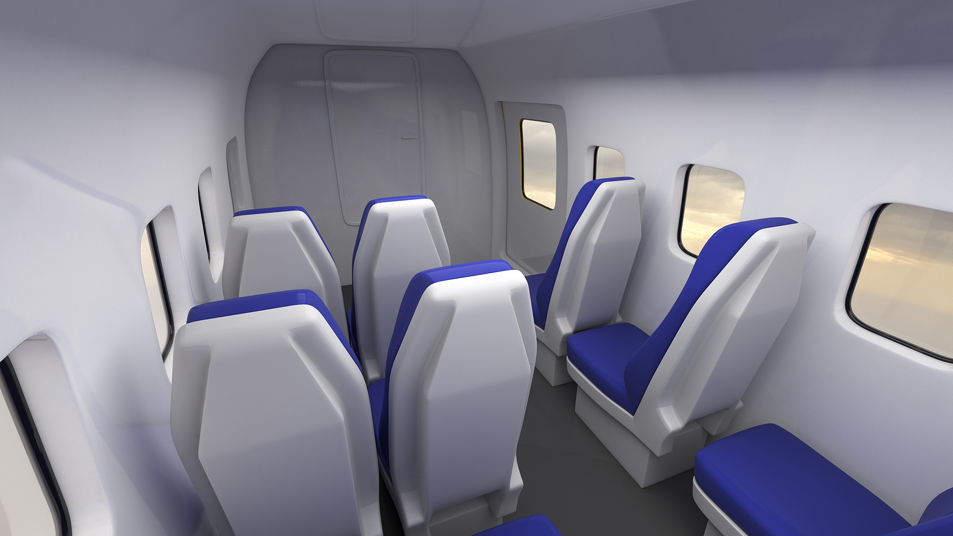 3D model Avicopter AC313 Civilian Helicopter