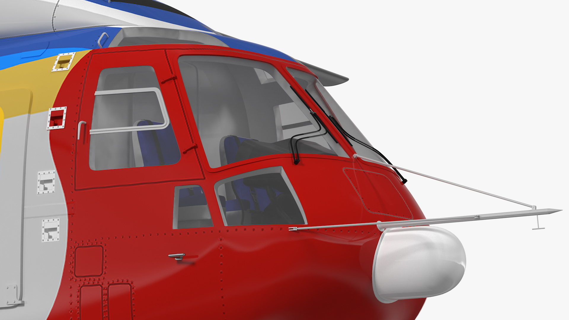 3D model Avicopter AC313 Civilian Helicopter