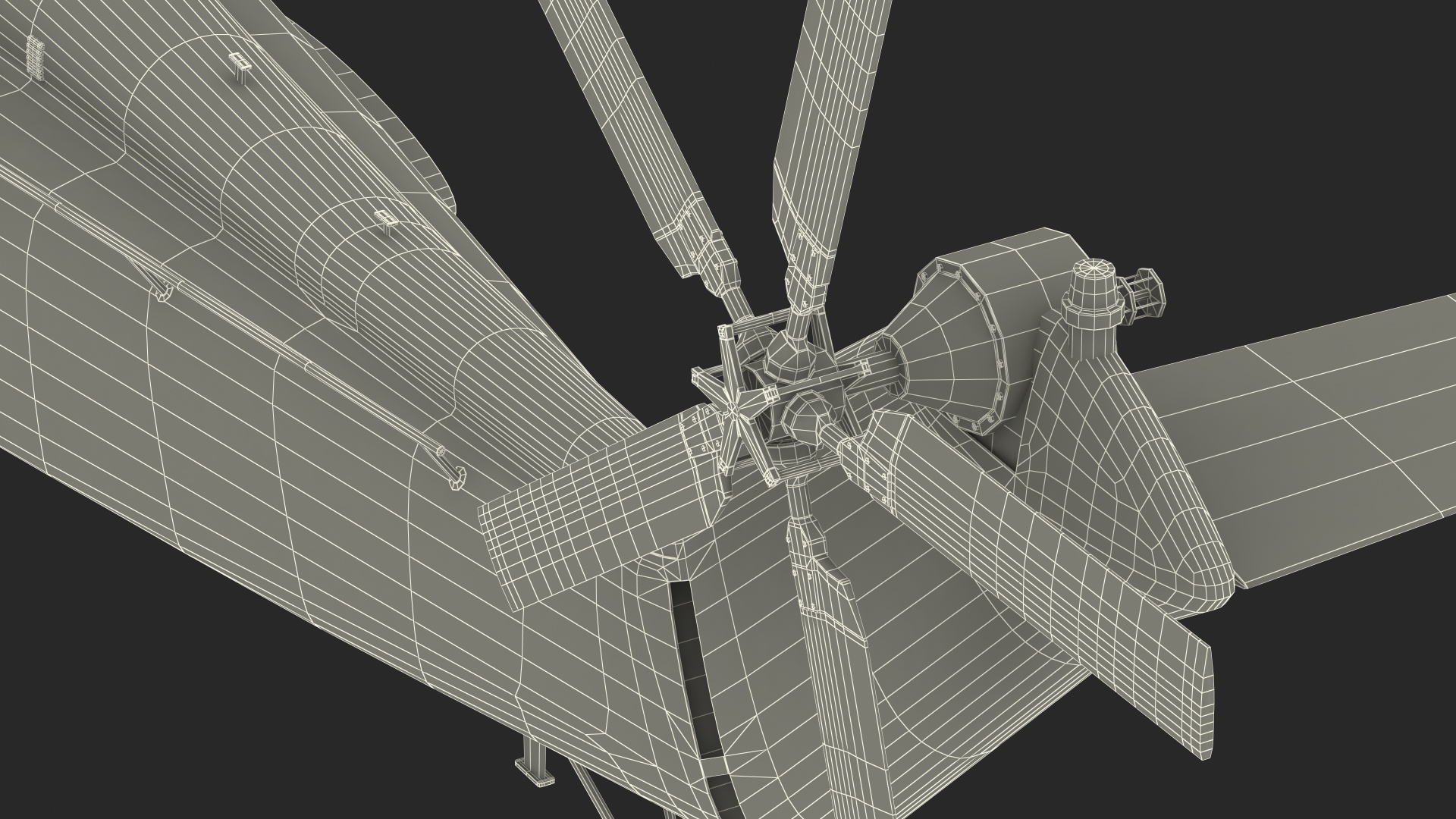 3D model Avicopter AC313 Civilian Helicopter