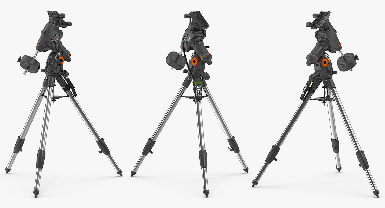 3D Celestron CGEM Equatorial Mount Tripod model