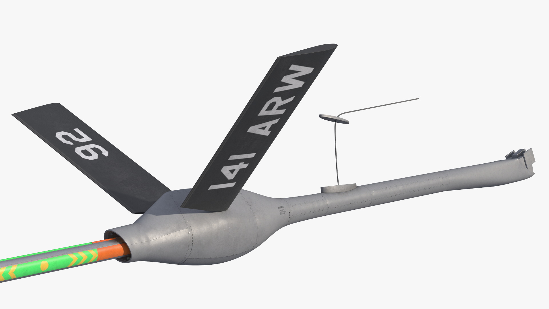 Aircraft Tanker Refueling Boom Drogue Rigged, view 6