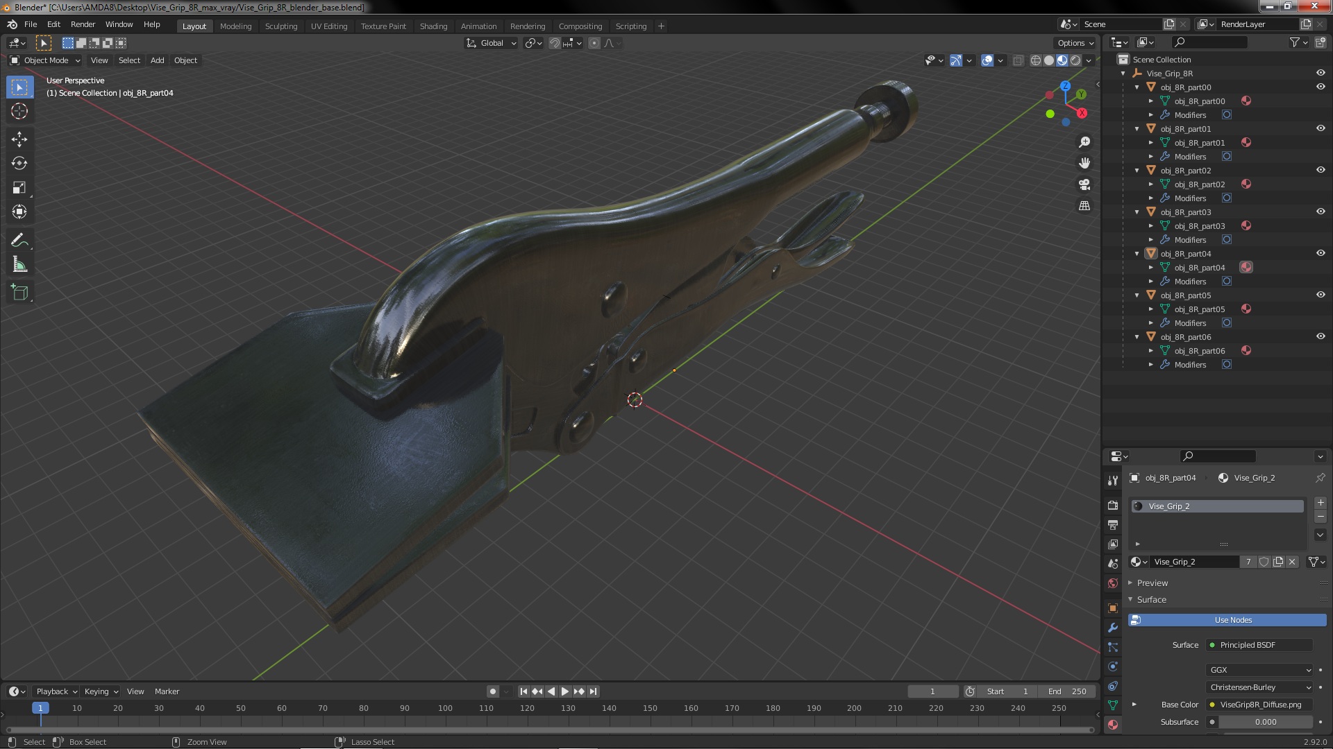 Vise Grip 8R 3D