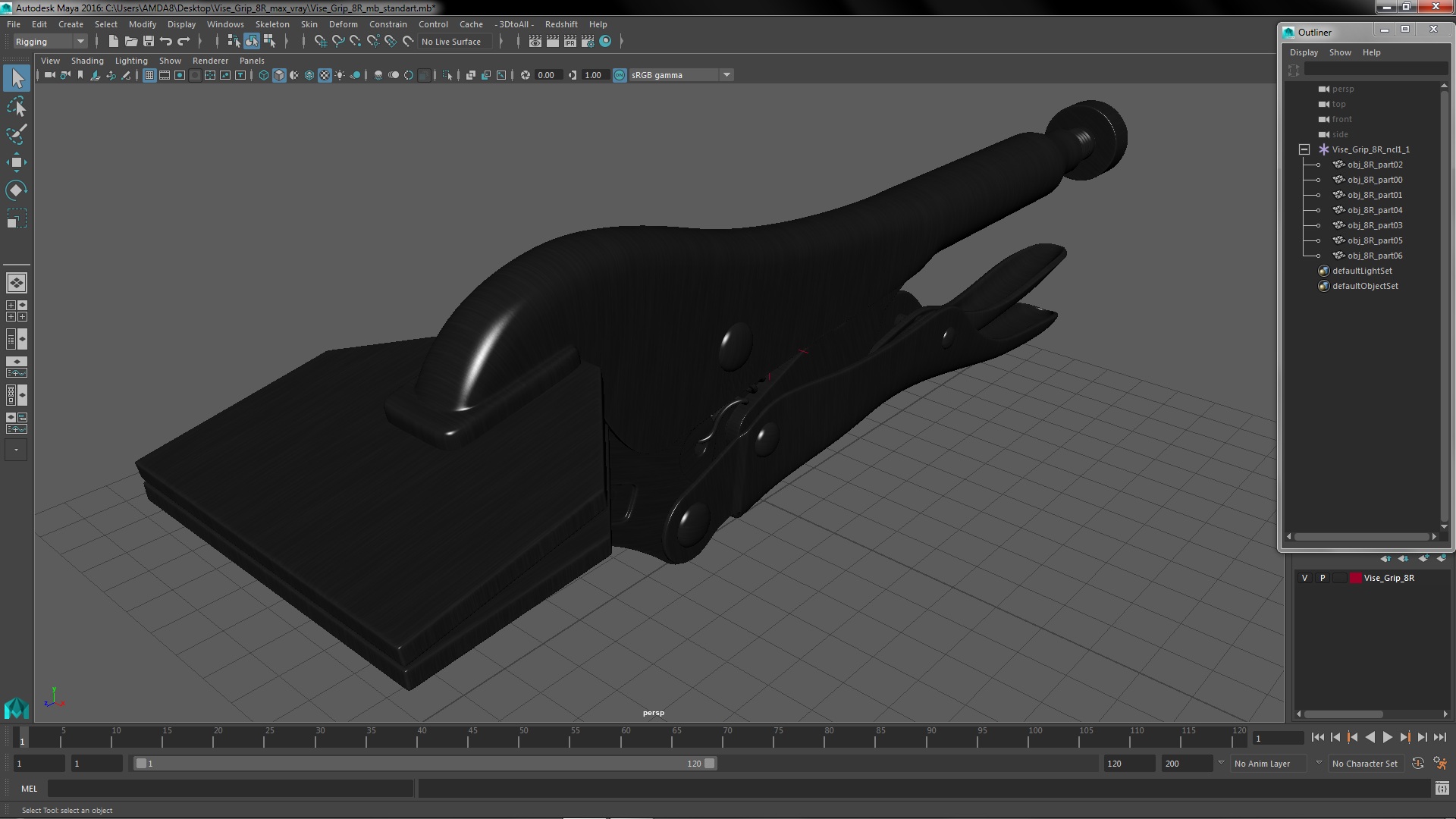 Vise Grip 8R 3D