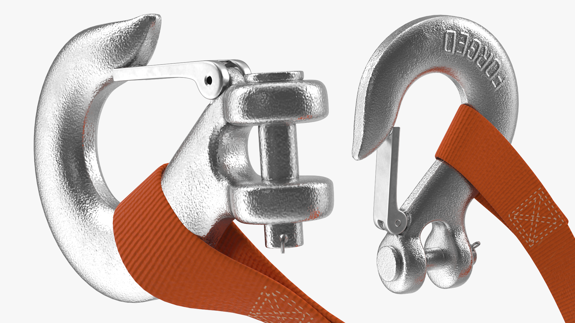 Winch Clevis Hook 3D