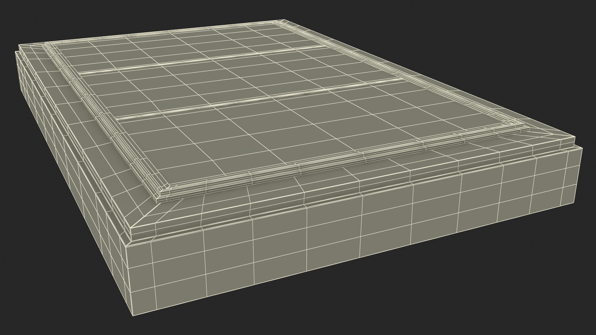 3D Triple Glass Skylight Window model