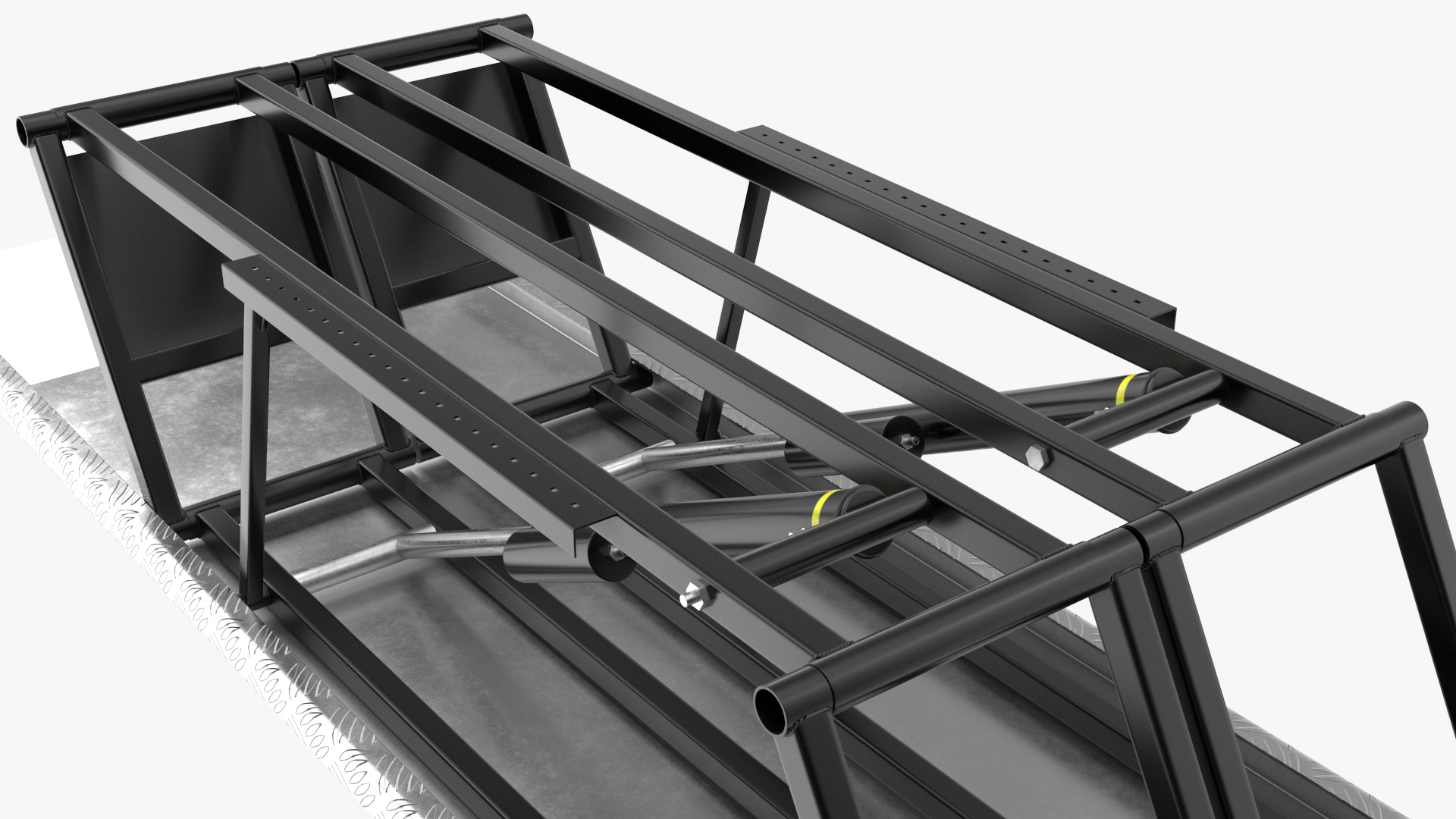 QuickJack Motorcycle Lift with Harley Davidson Softail Slim 3D model