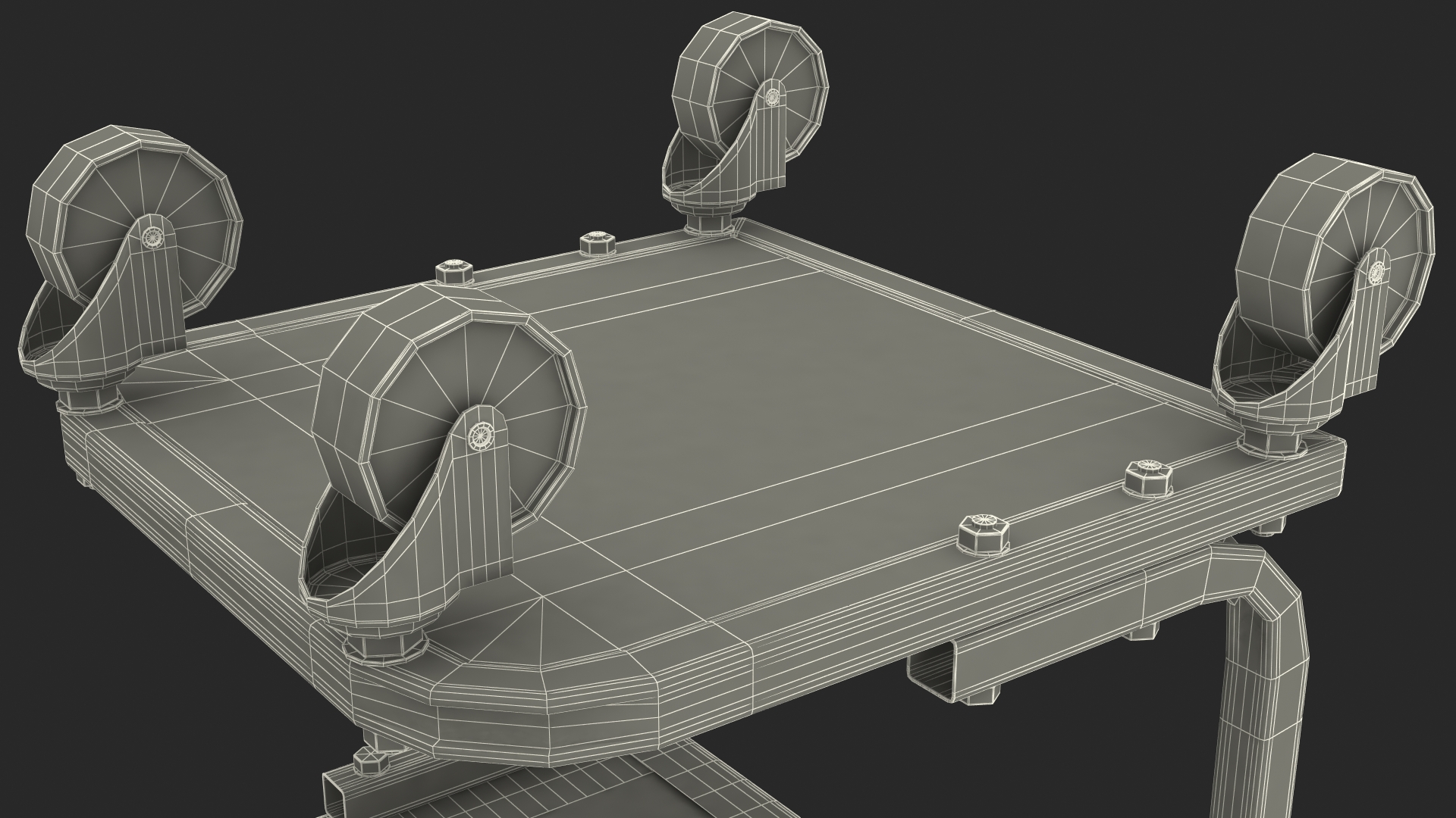 QuickJack Motorcycle Lift with Harley Davidson Softail Slim 3D model