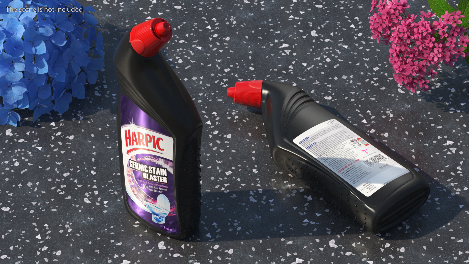 Harpic Black Toilet Cleaner 3D