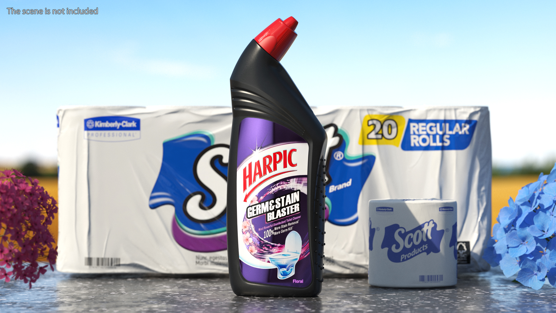Harpic Black Toilet Cleaner 3D