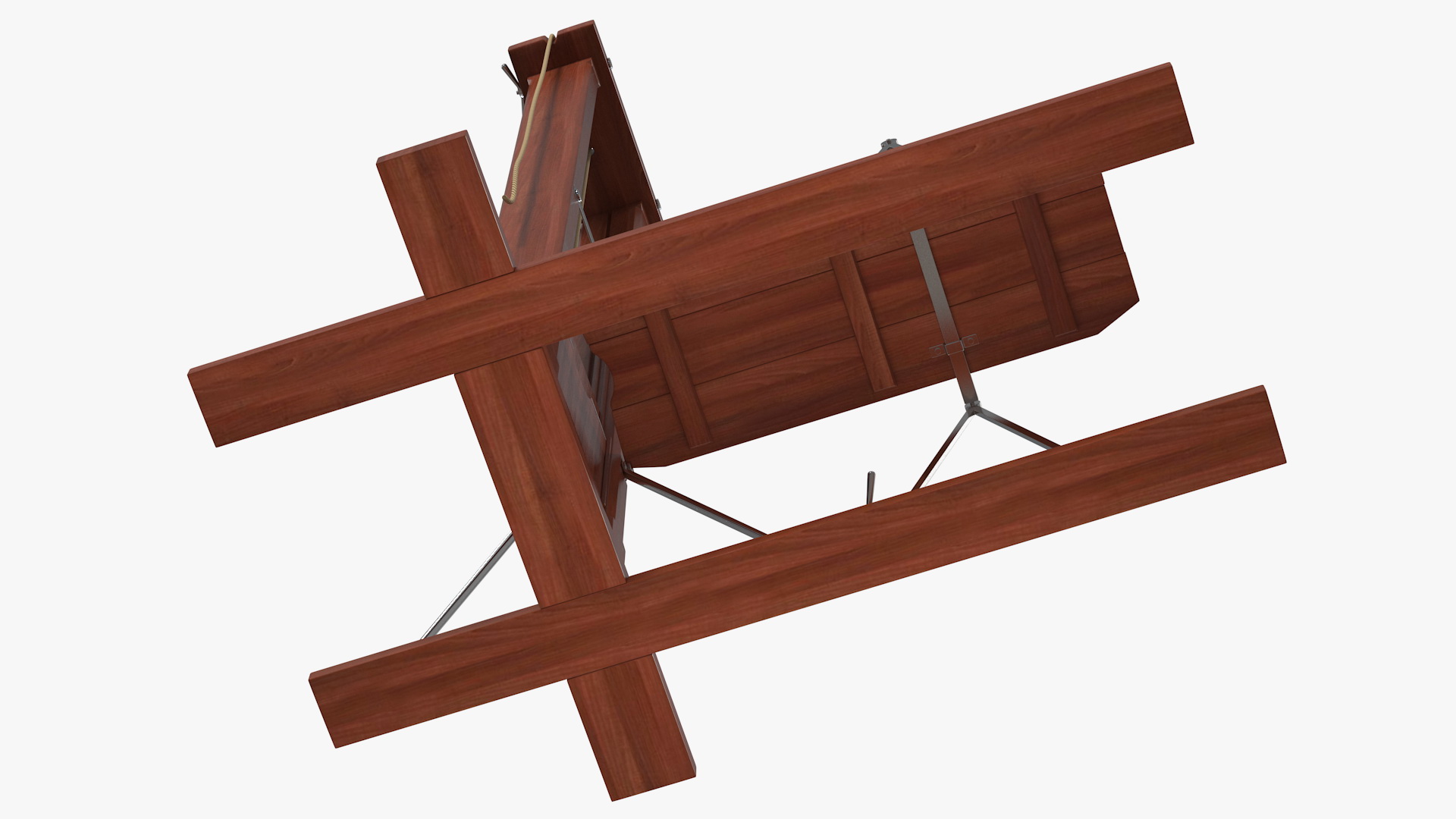 3D Vintage French Revolution Guillotine