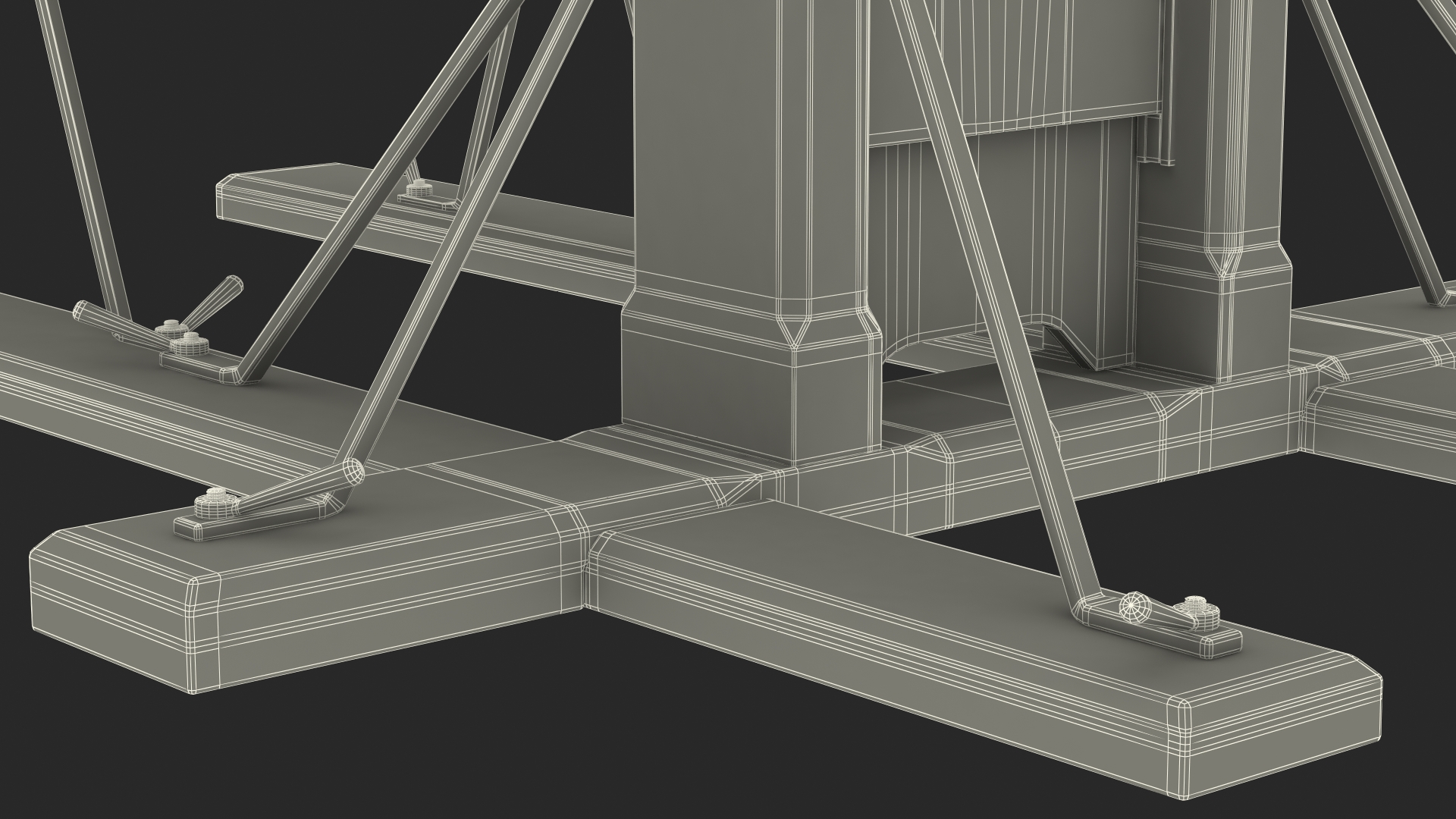 3D Vintage French Revolution Guillotine