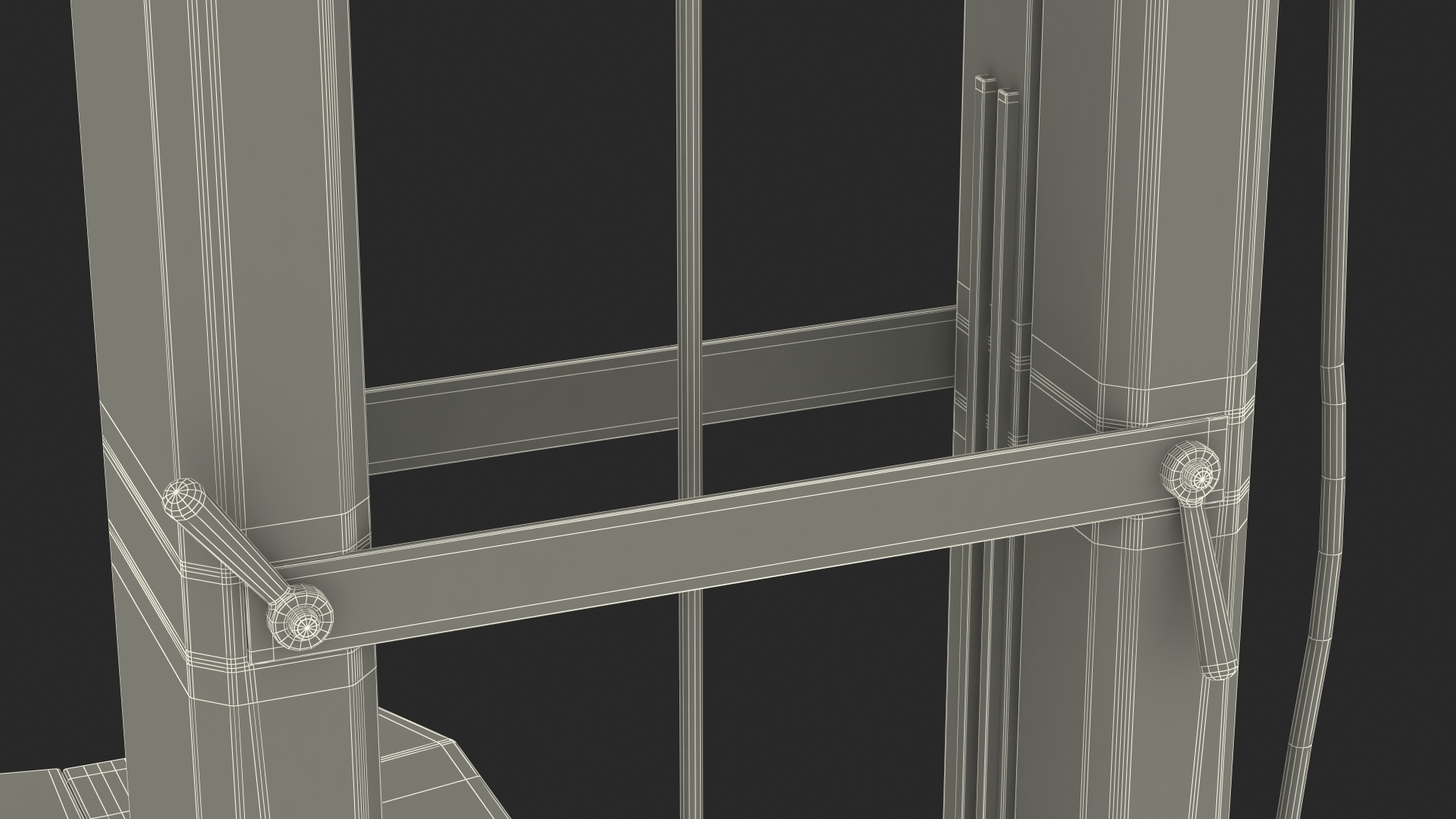 3D Vintage French Revolution Guillotine
