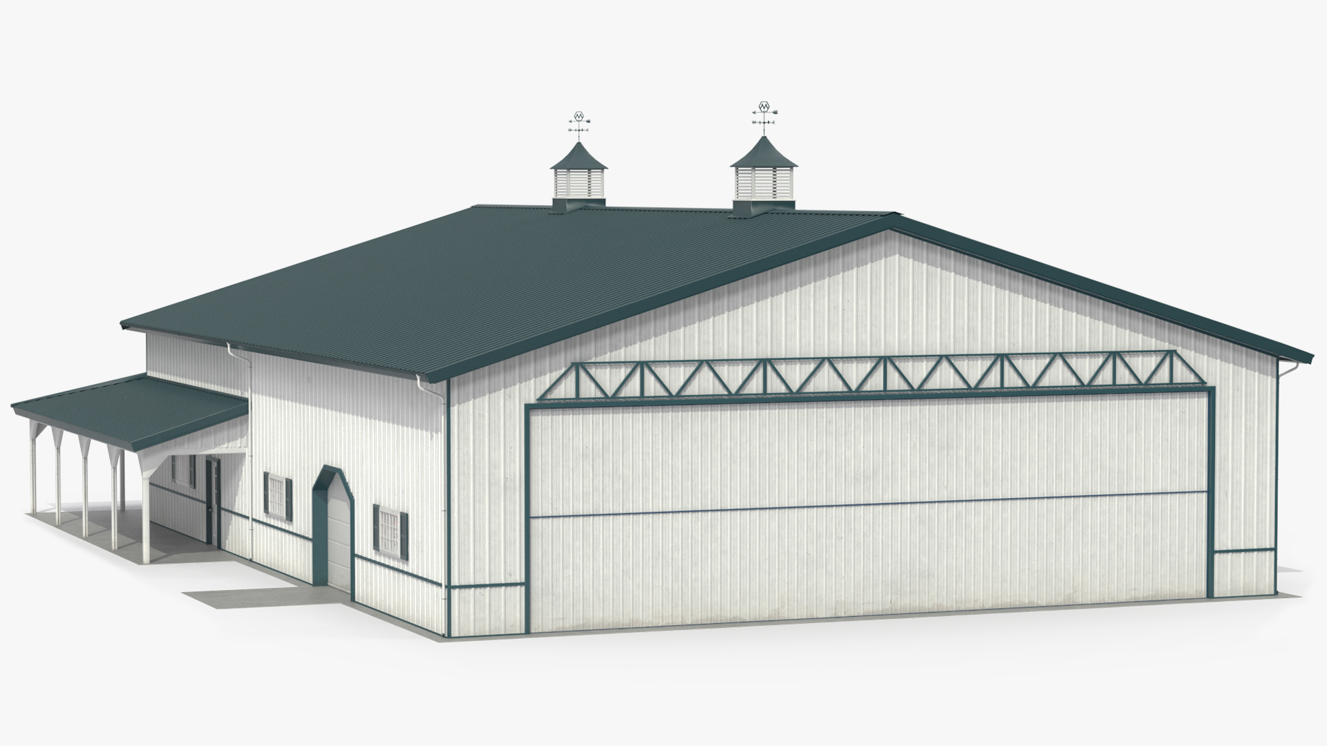 3D Aircraft Storage Hangar model
