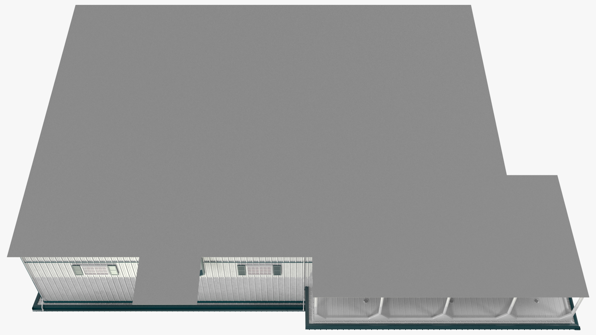 3D Aircraft Storage Hangar model